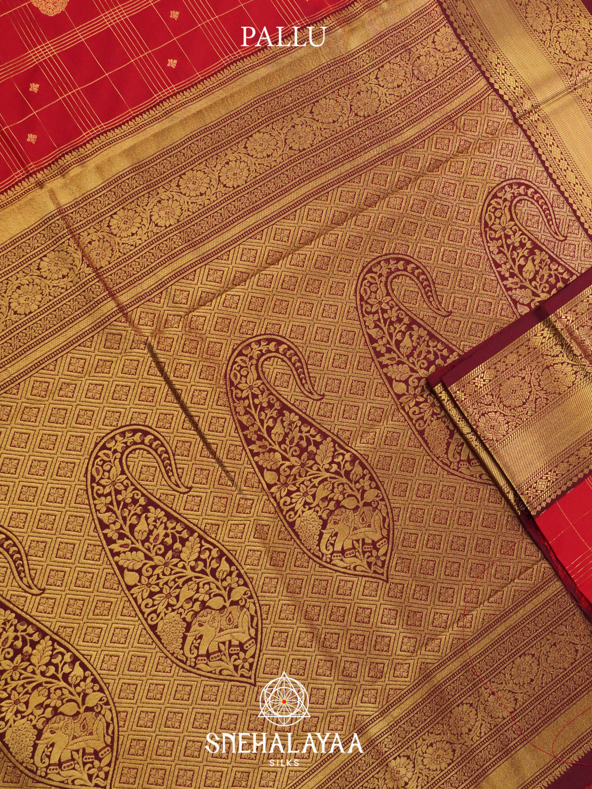 Red Art Silk Saree