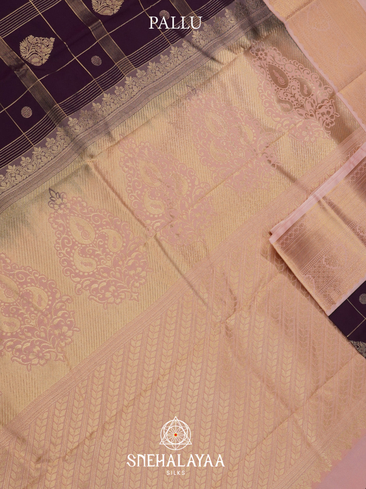 Wine Art Silk Saree
