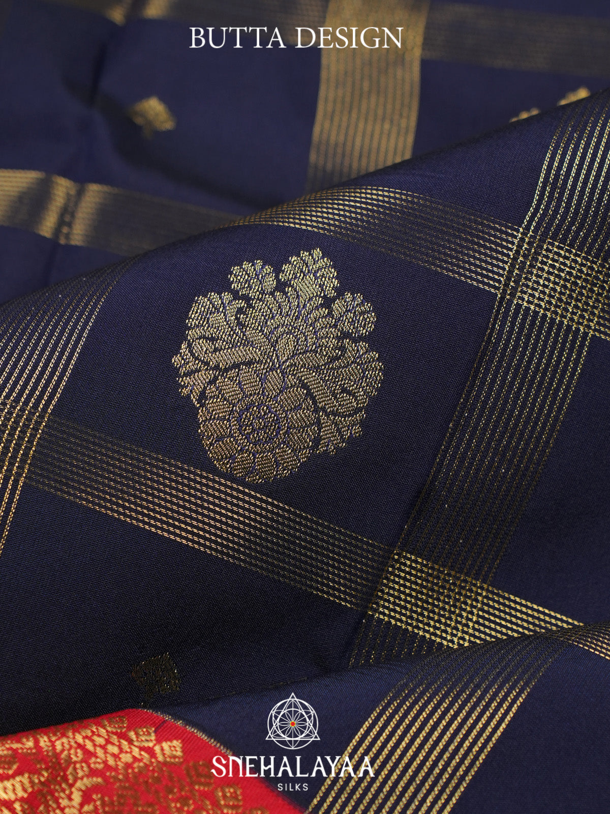 Midnight Blue Art Silk Saree