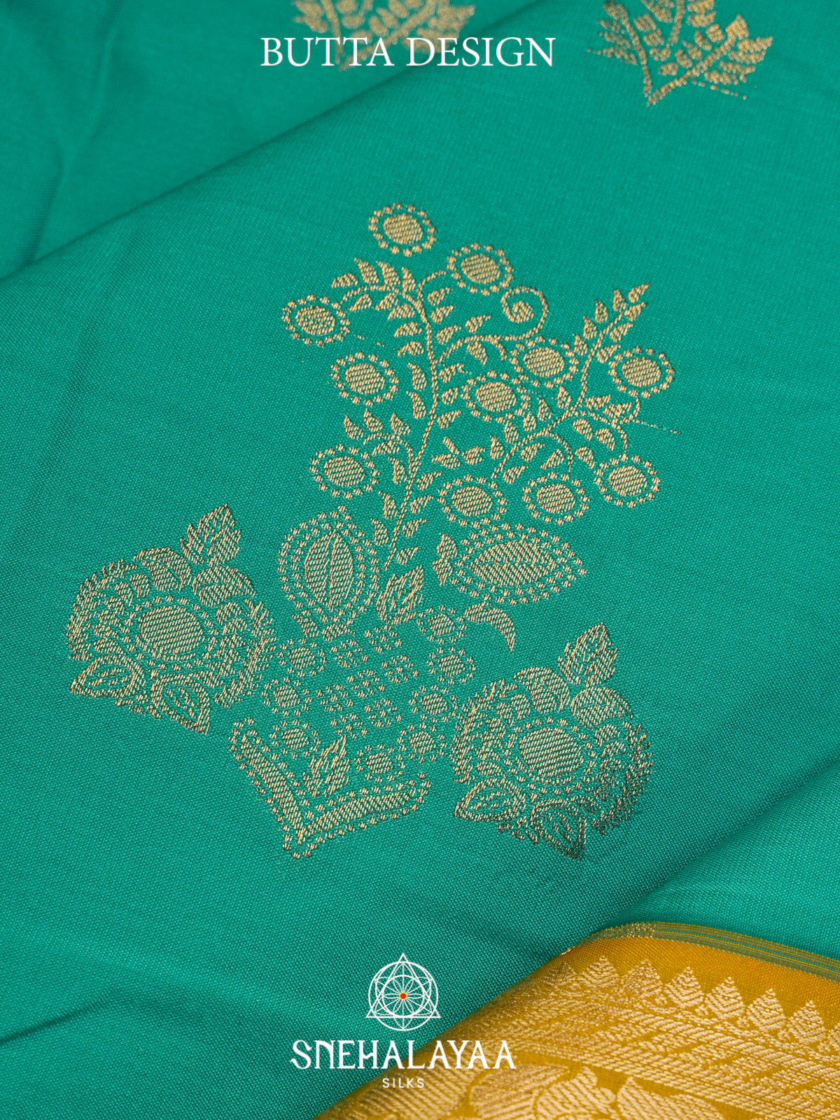 Teal Green Art Silk Saree