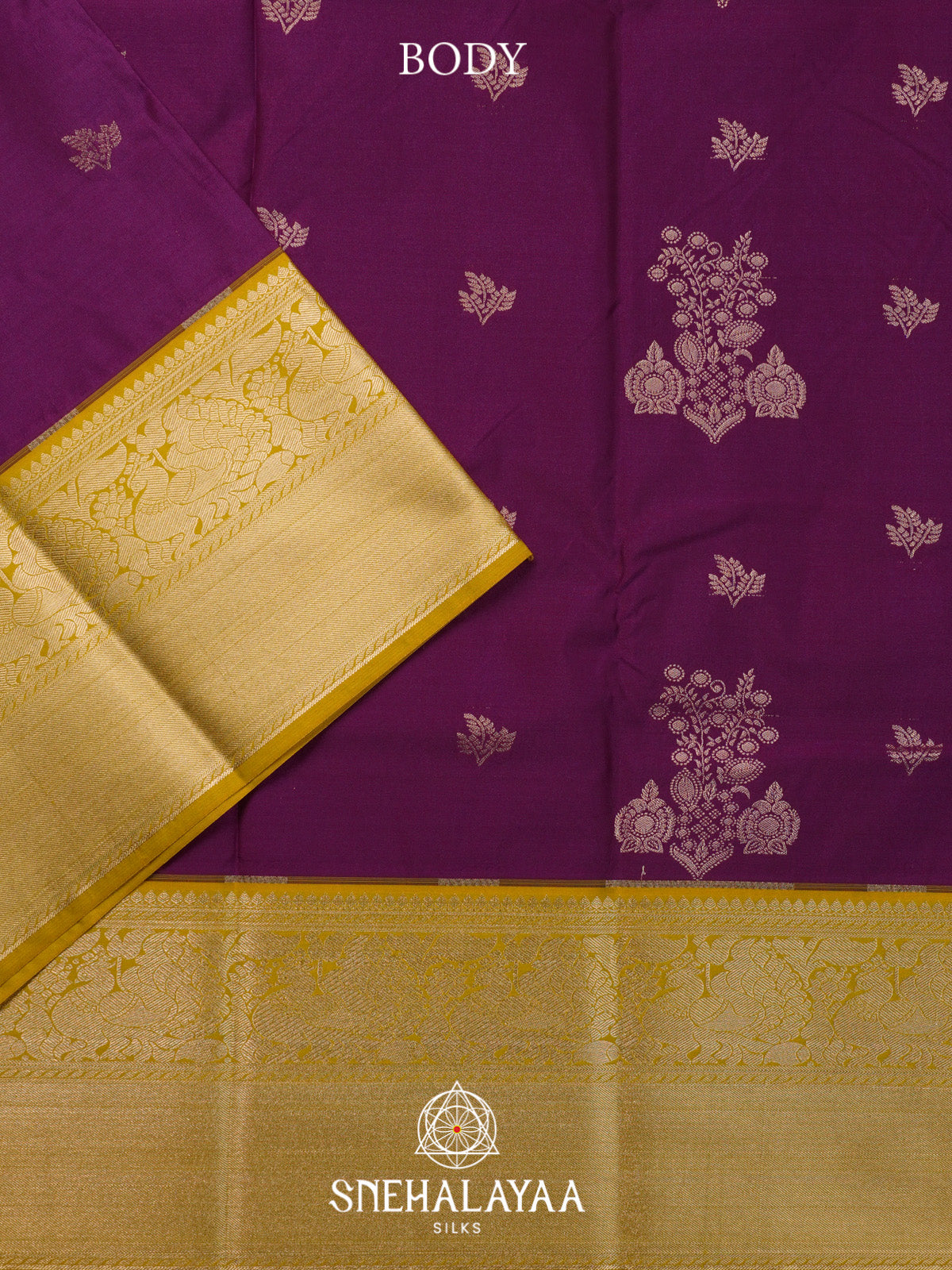 Magenta Purple Art Silk Saree