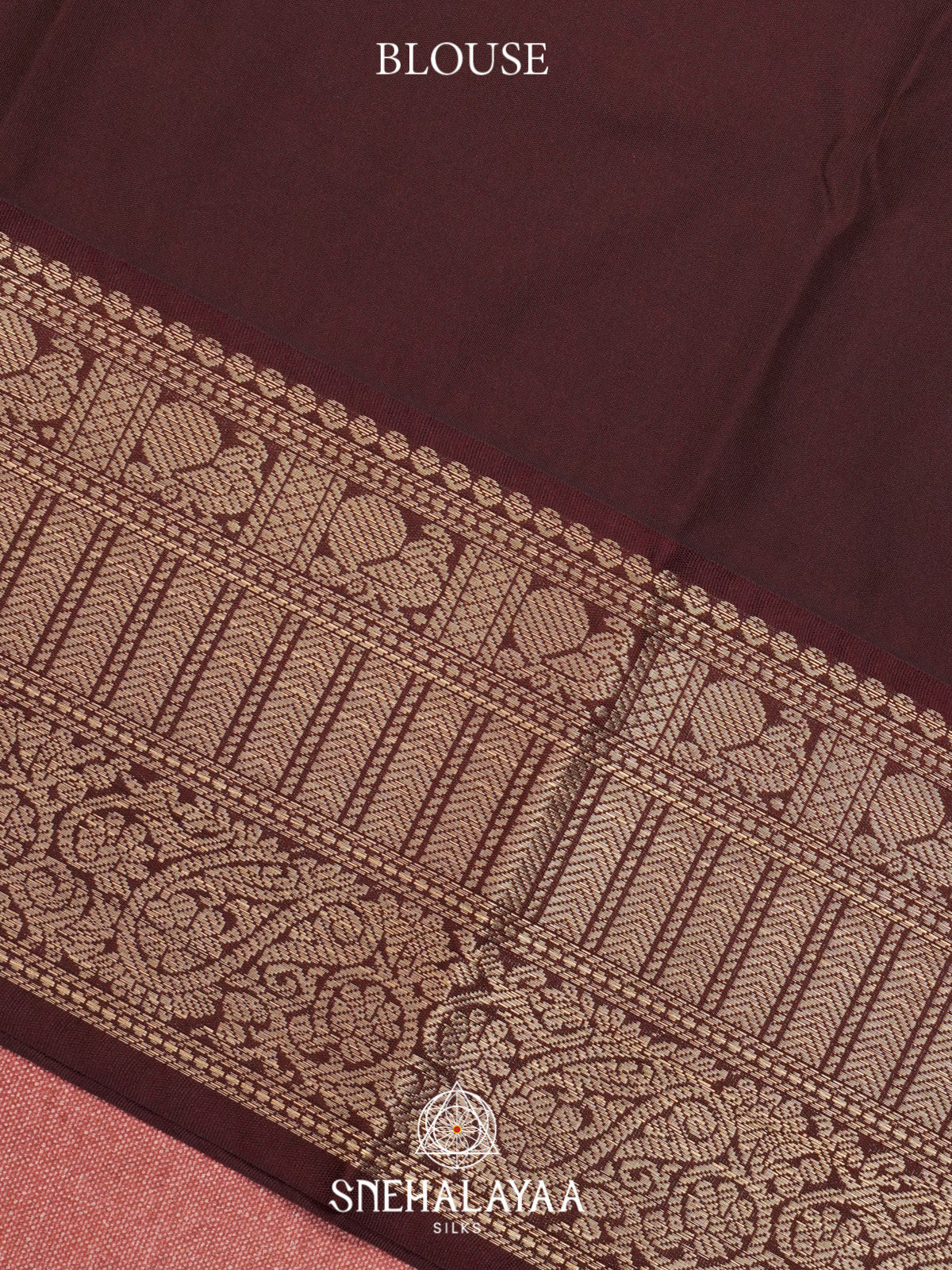 Rust Orange Art Silk Saree