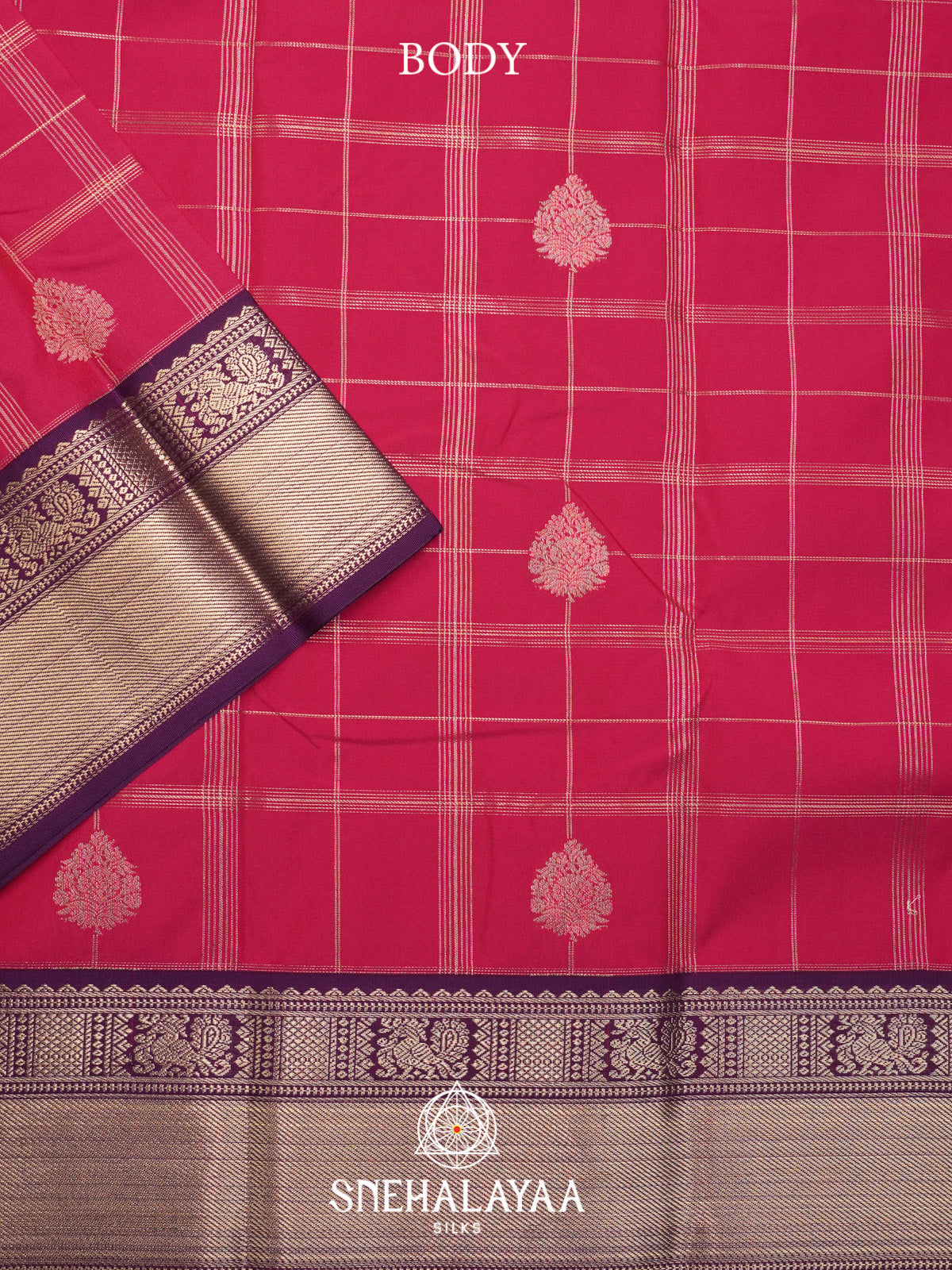 Pink Art Silk Saree