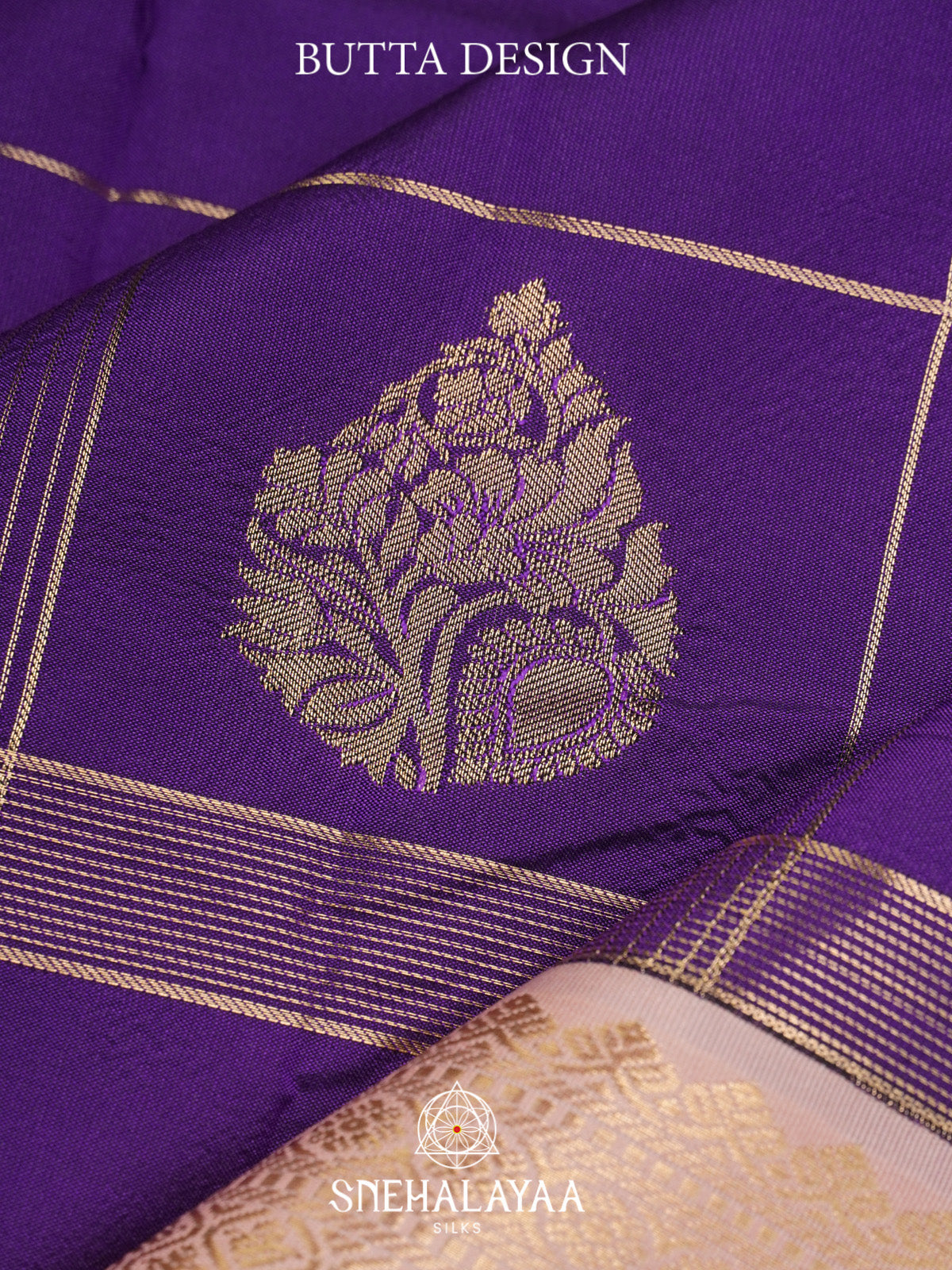 Purple Art Silk Saree