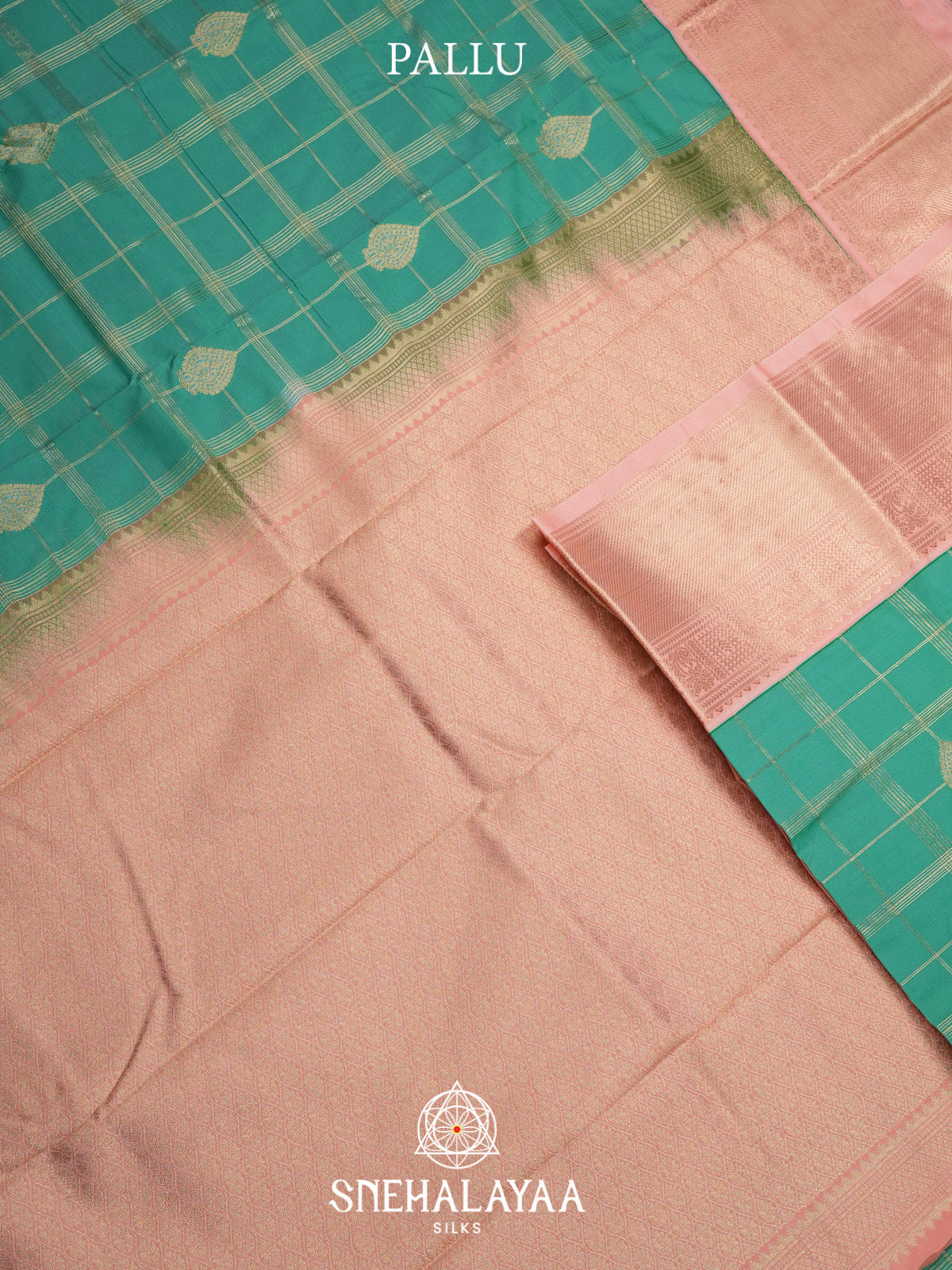 Seafoam Green Art Silk Saree