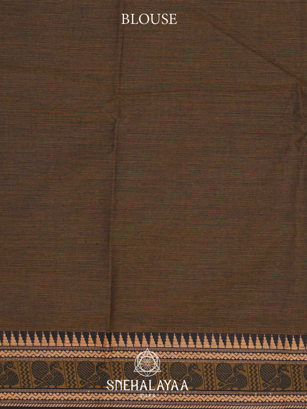 Olive Green Chettinad Cotton Saree