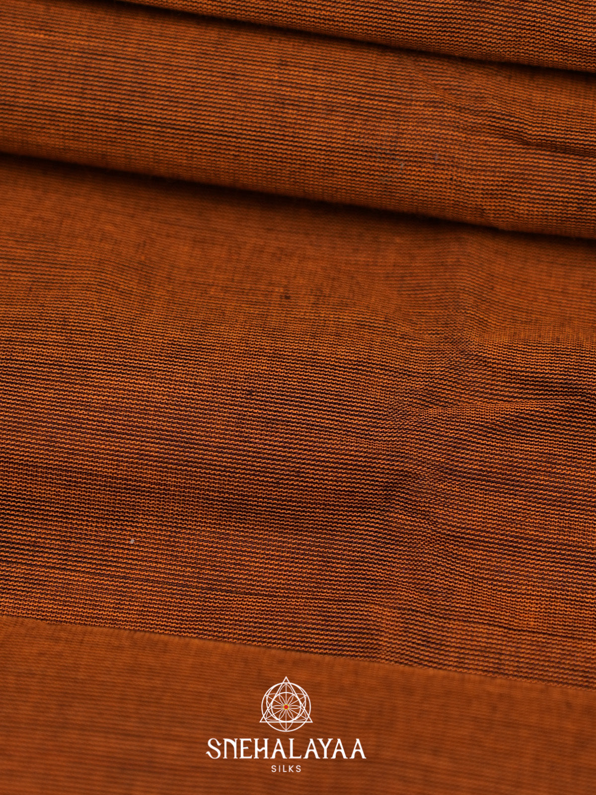 Burnt Orange Chettinad Cotton Saree