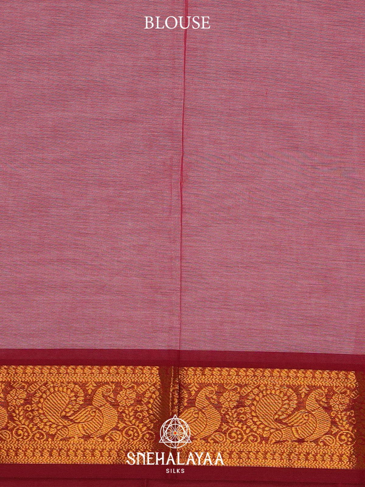 Pink Chettinad Cotton Saree