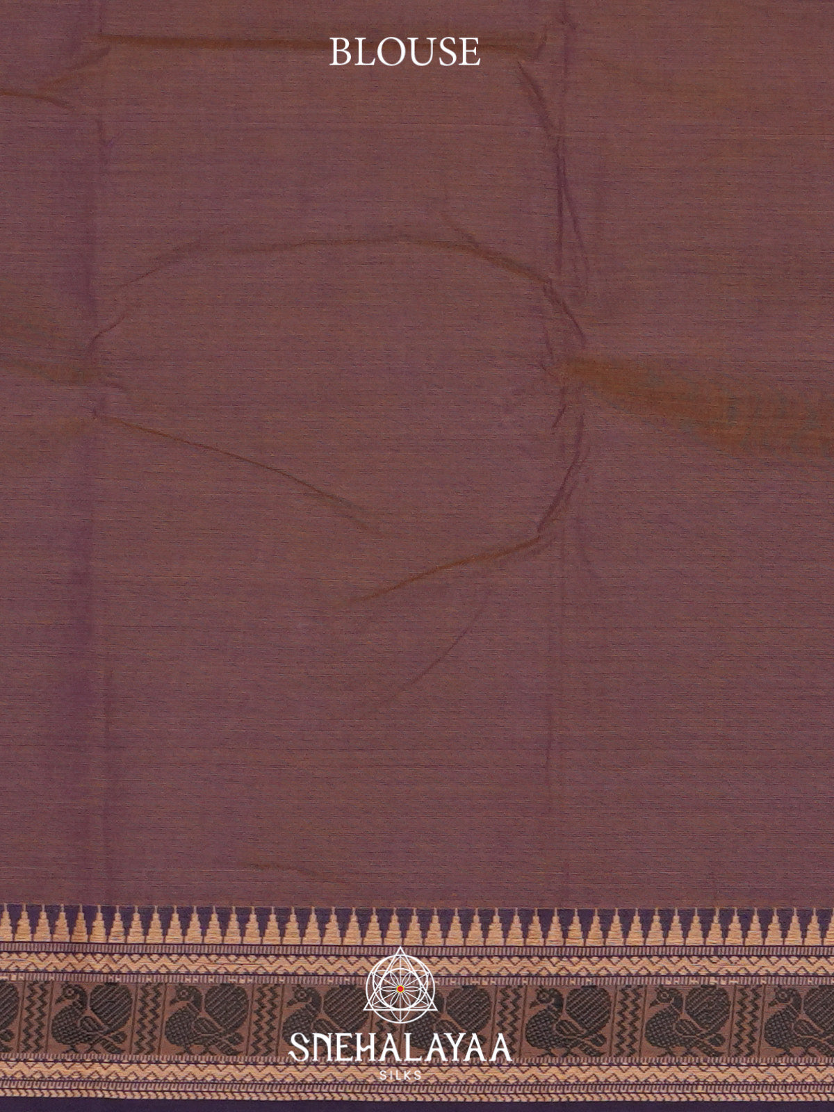 Brown Chettinad Cotton Saree