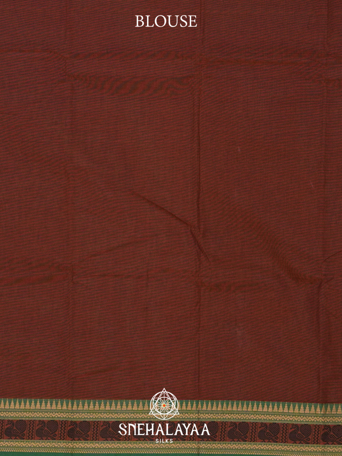Maroon Chettinad Cotton Saree