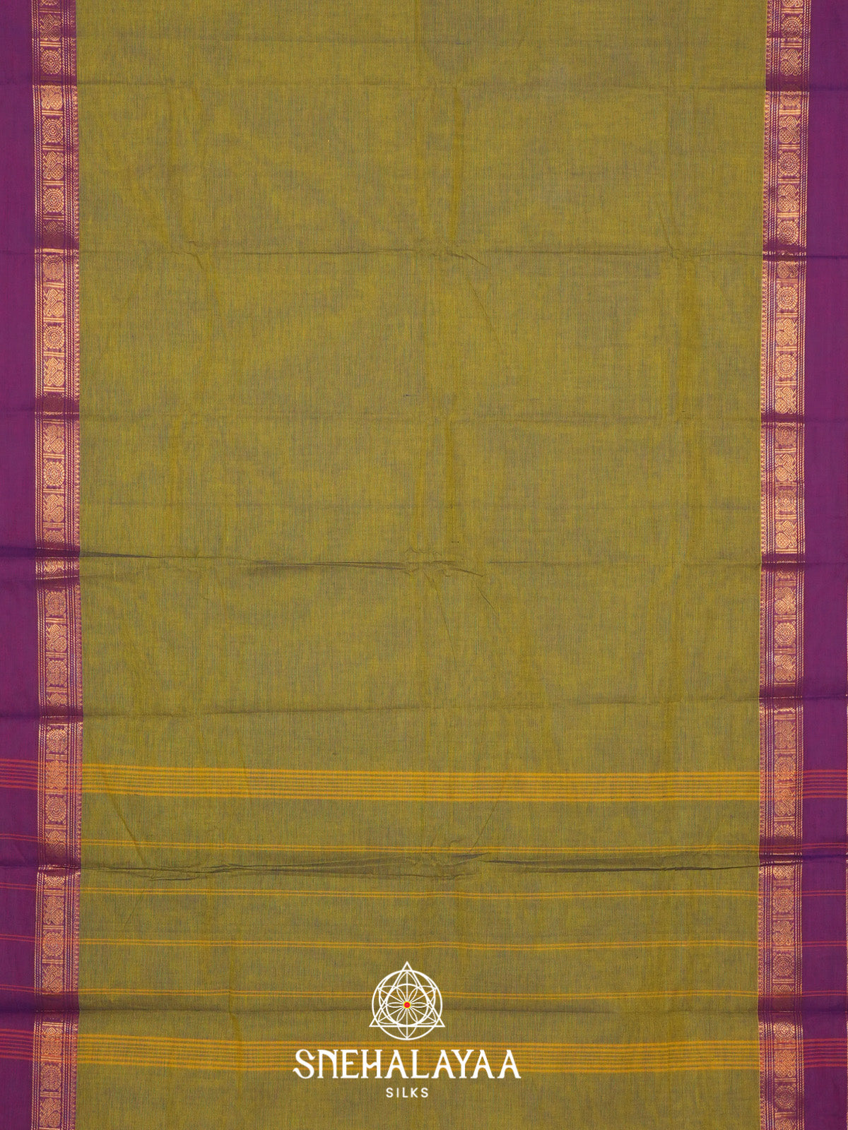 Green Handloom Cotton Saree