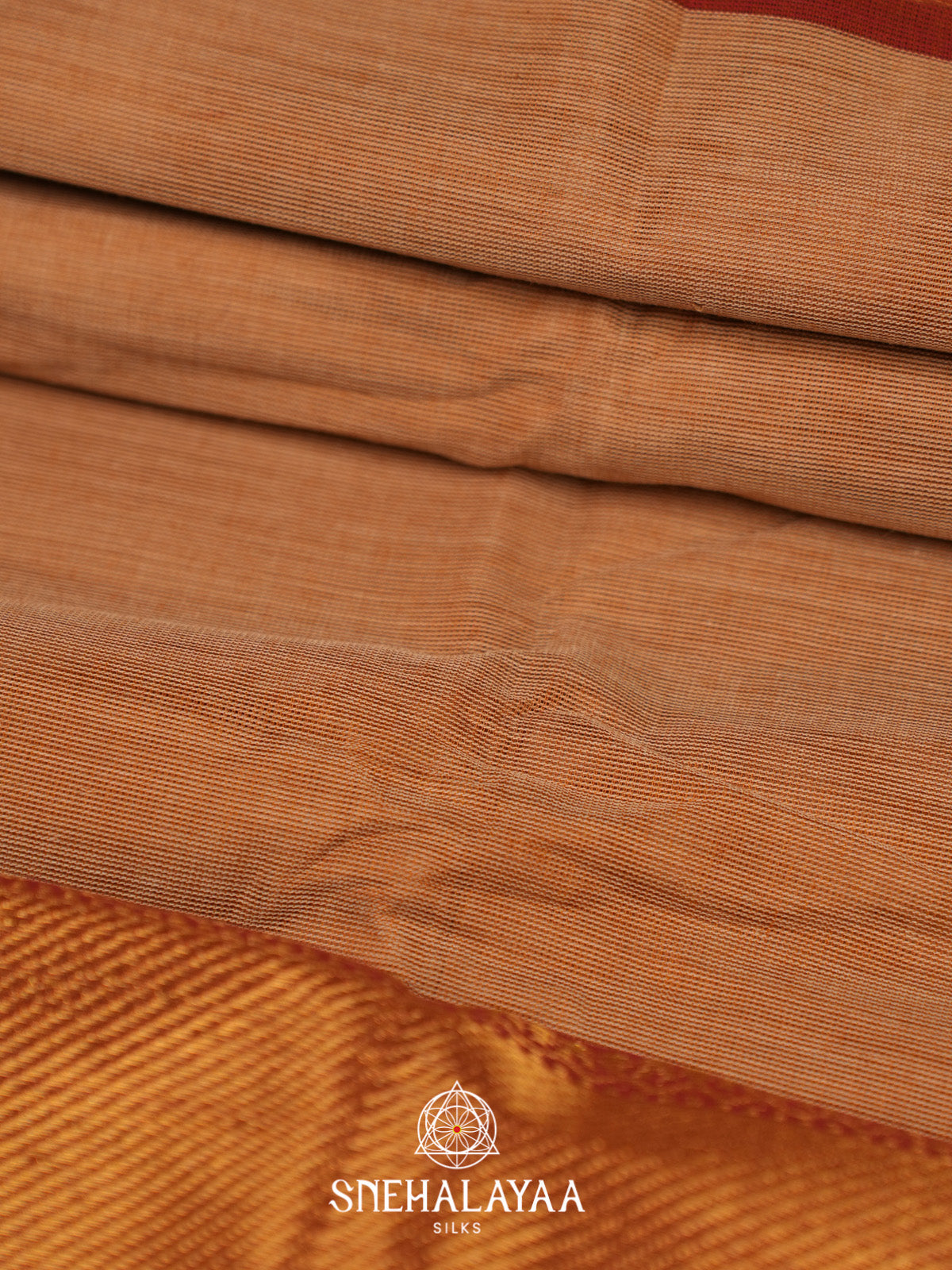 Sandal Handloom Cotton Saree
