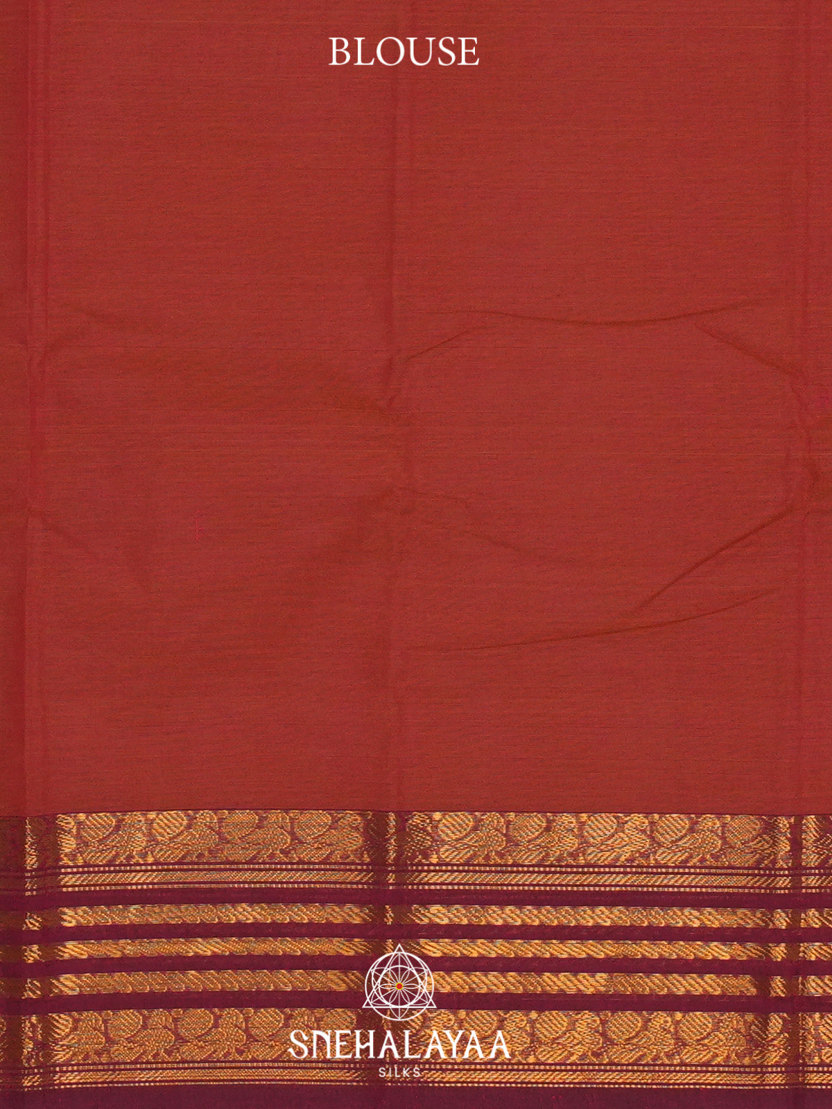 Coral Orange Handloom Cotton Saree