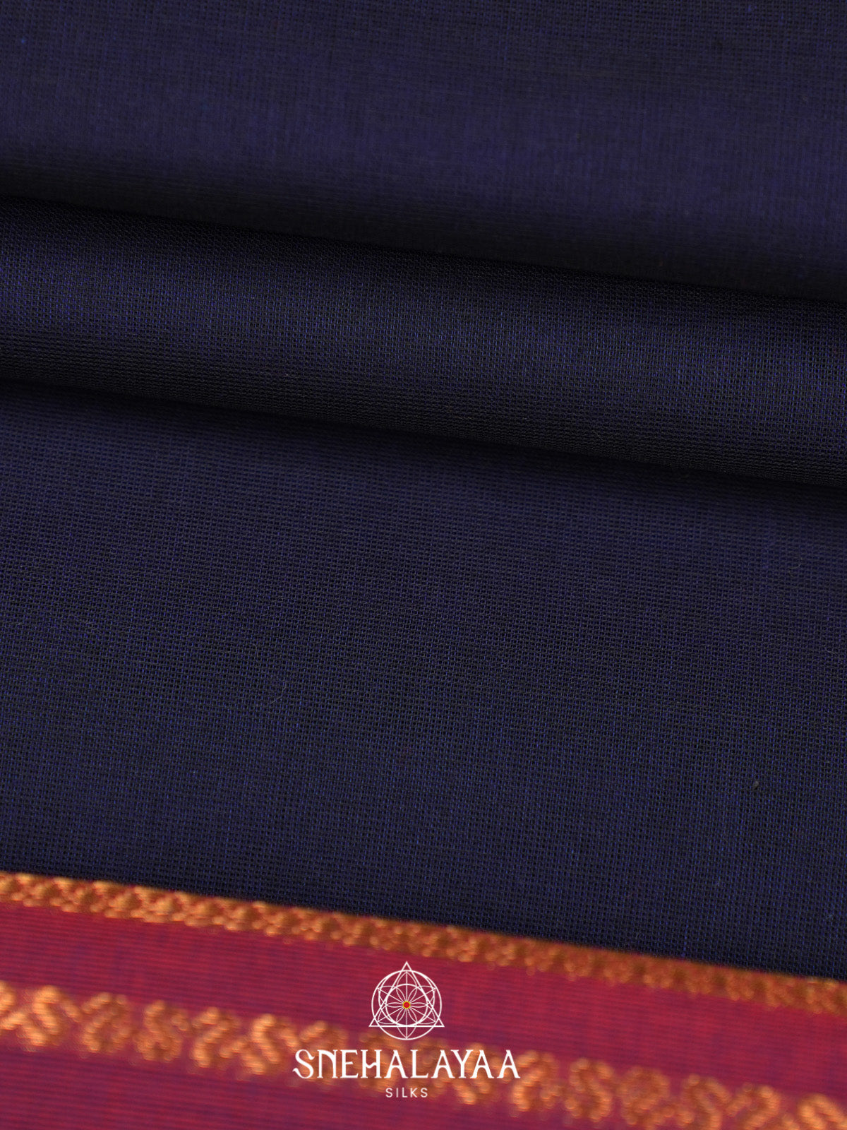 Purple Handloom Cotton Saree