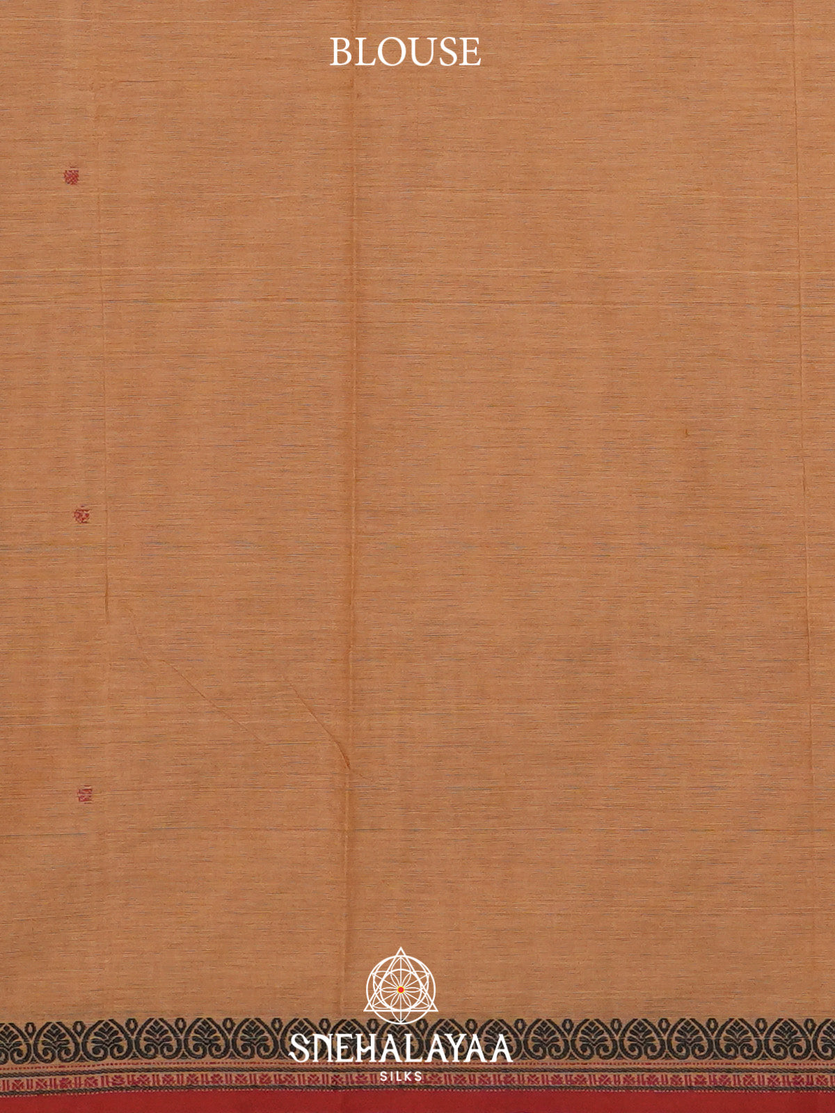 Sandal Handloom Cotton Saree