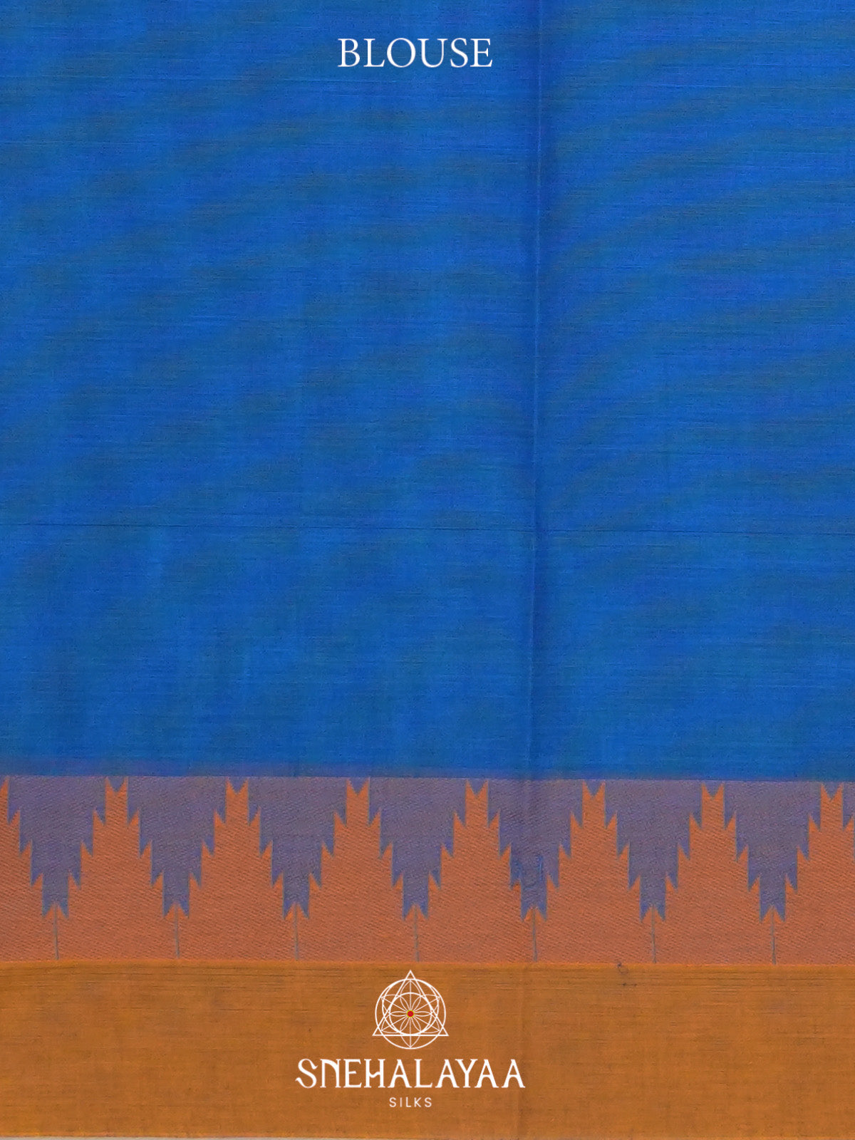 Blue Handloom Cotton Saree