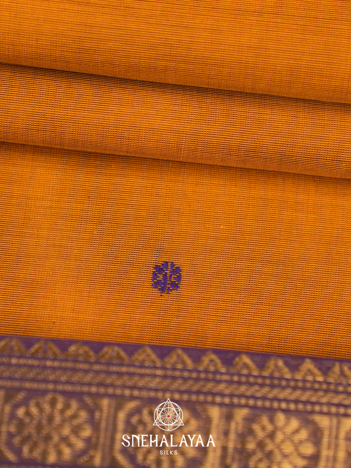 Mango Yellow Handloom Cotton Saree