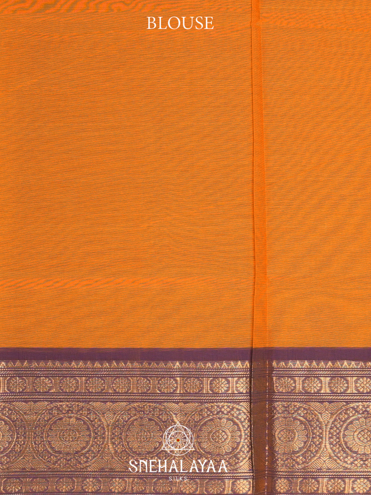 Mango Yellow Handloom Cotton Saree