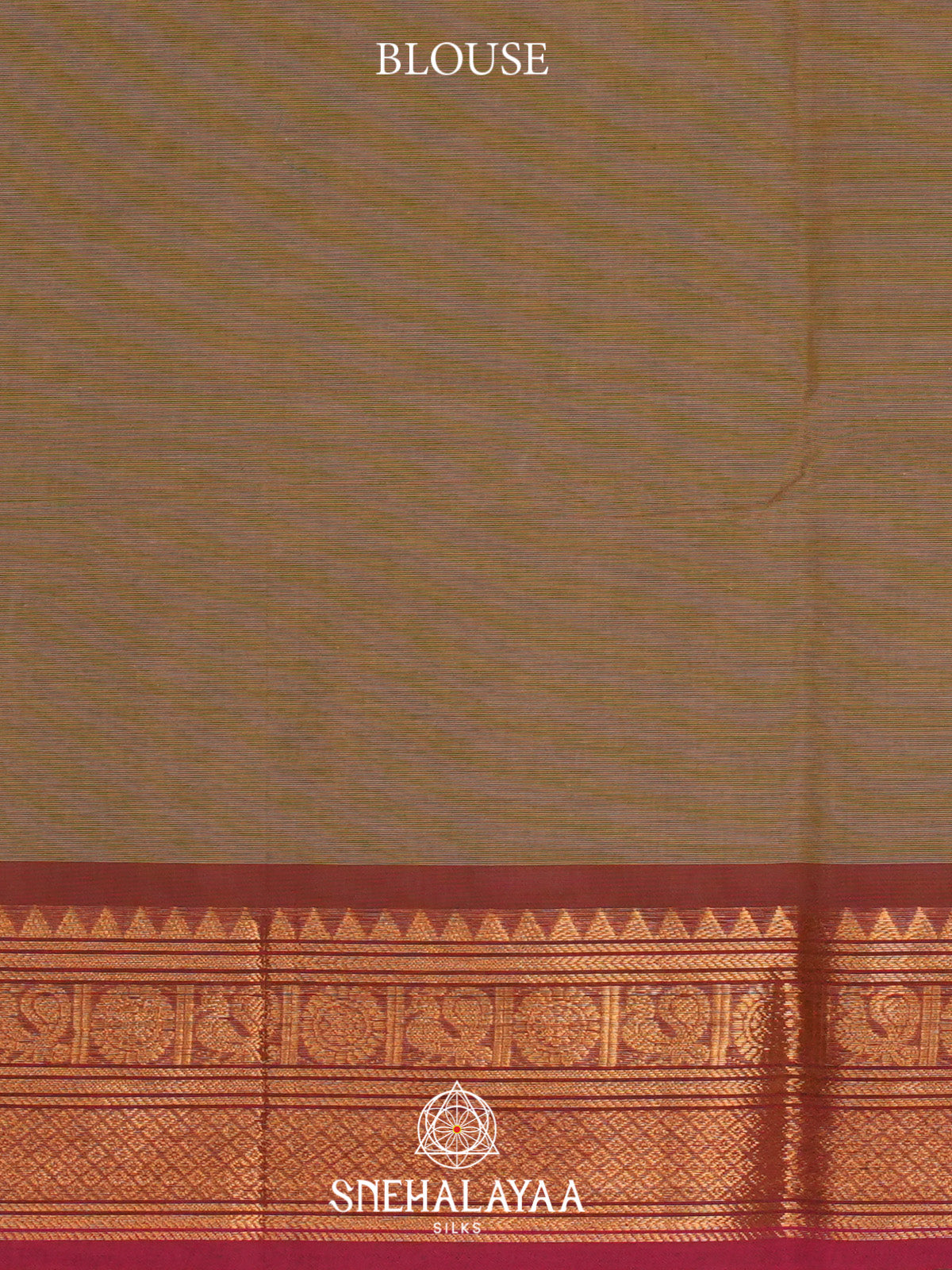 Mustard Handloom Cotton Saree