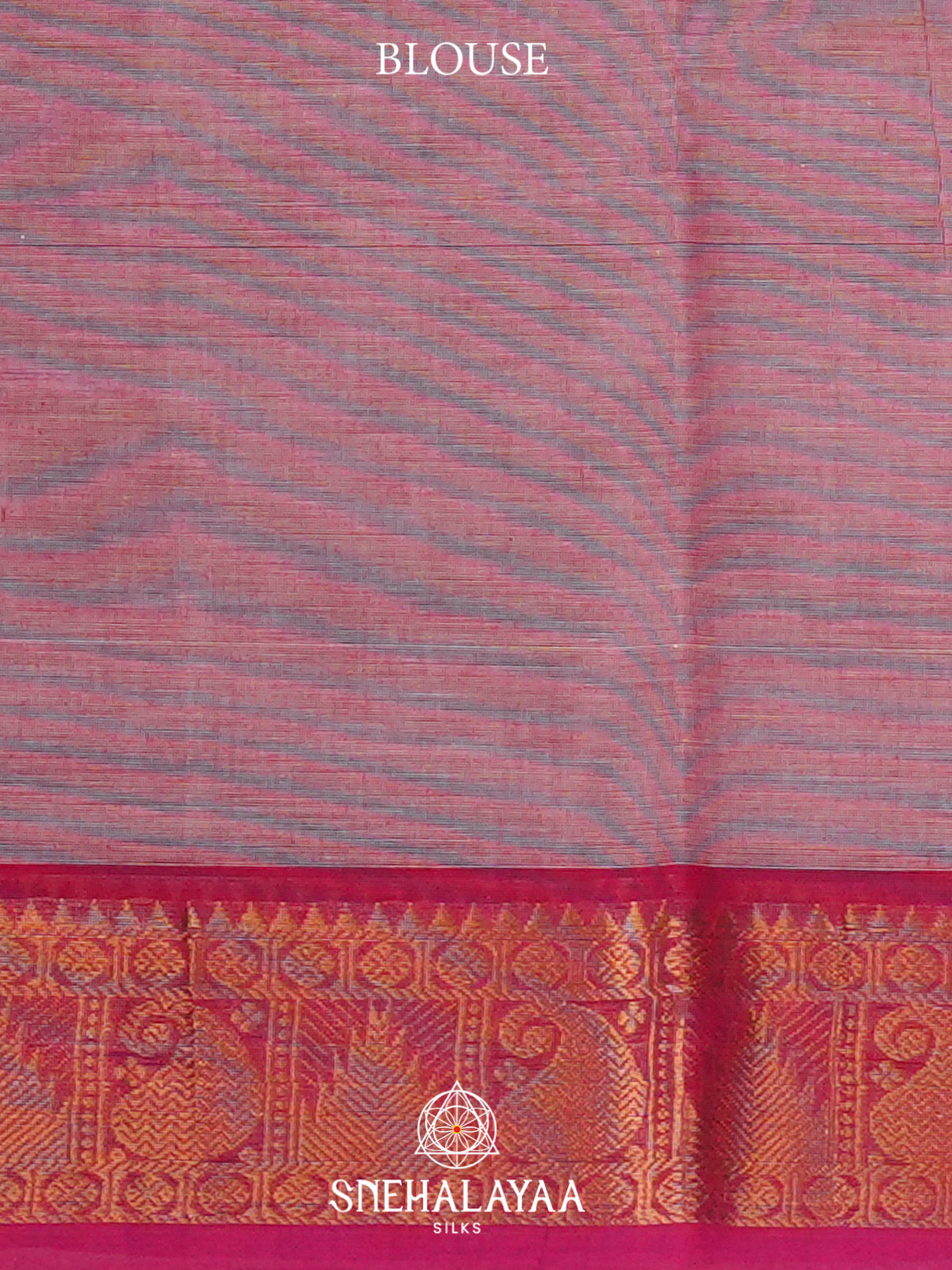 Mauve Pink Handloom Cotton Saree