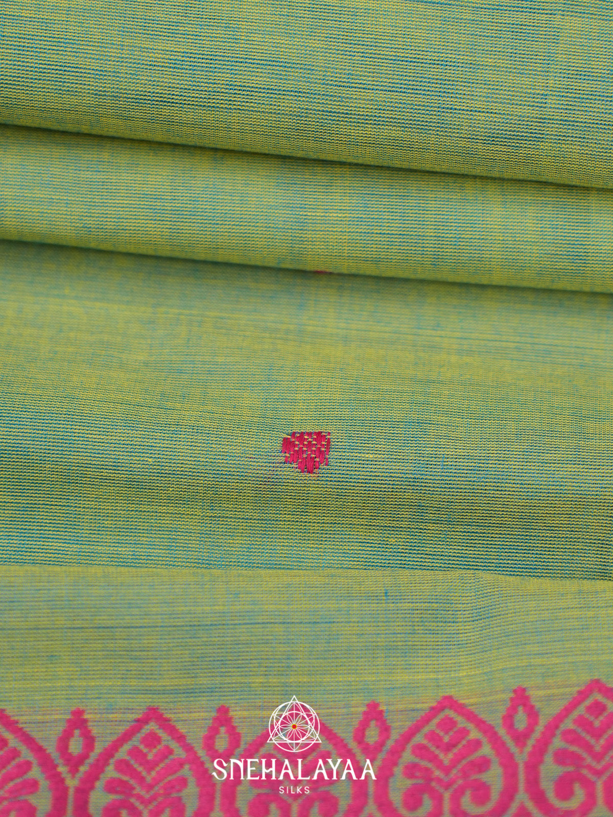 Green Handloom Cotton Saree