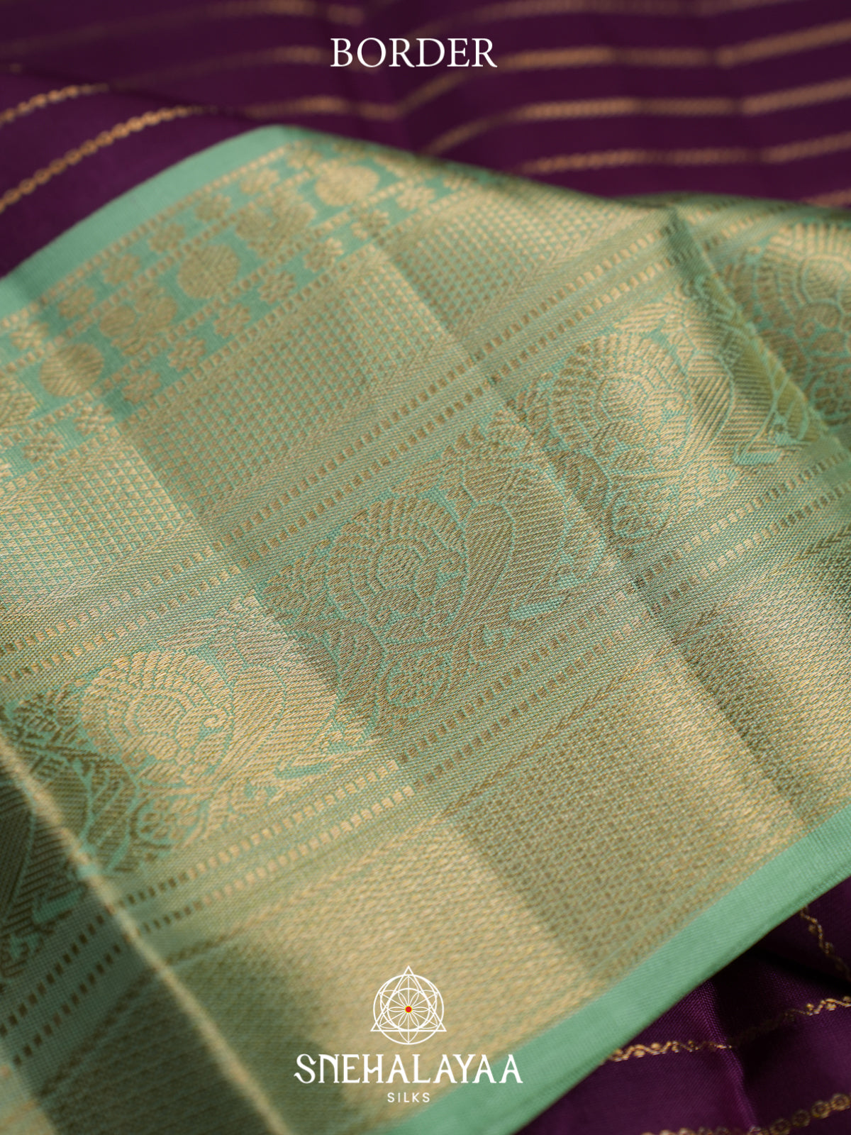 Purple Kanjivaram Silk Saree
