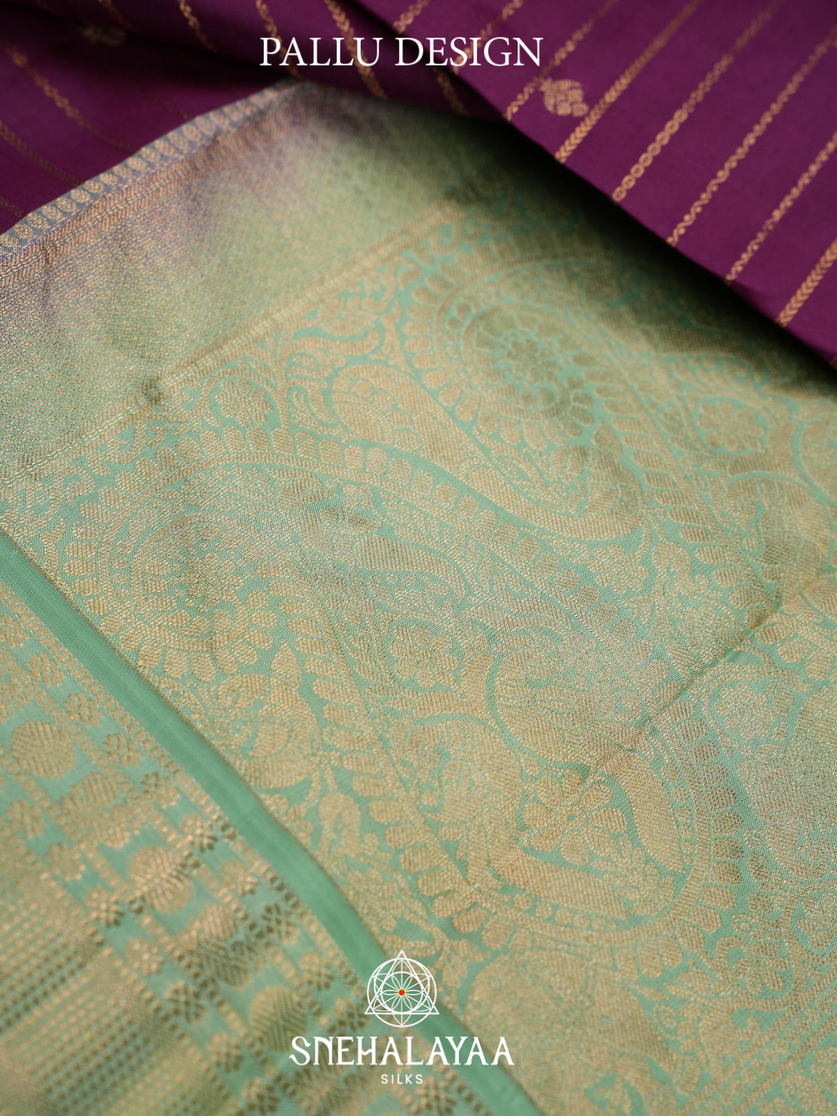 Purple Kanjivaram Silk Saree