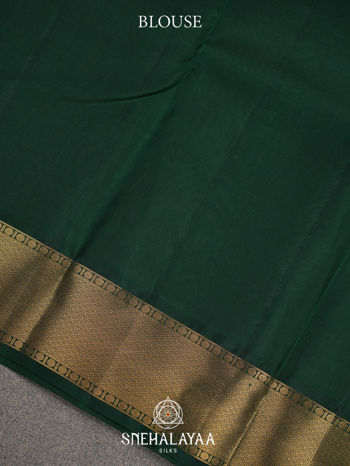 Mehendi Green Kanjivaram Silk Saree