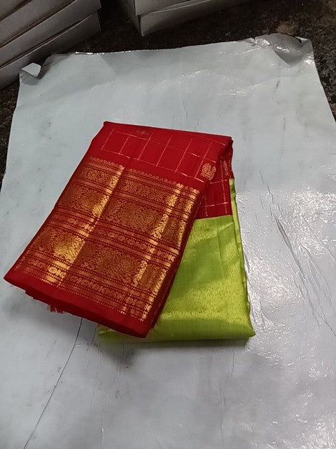Green Kanjivaram Silk Saree