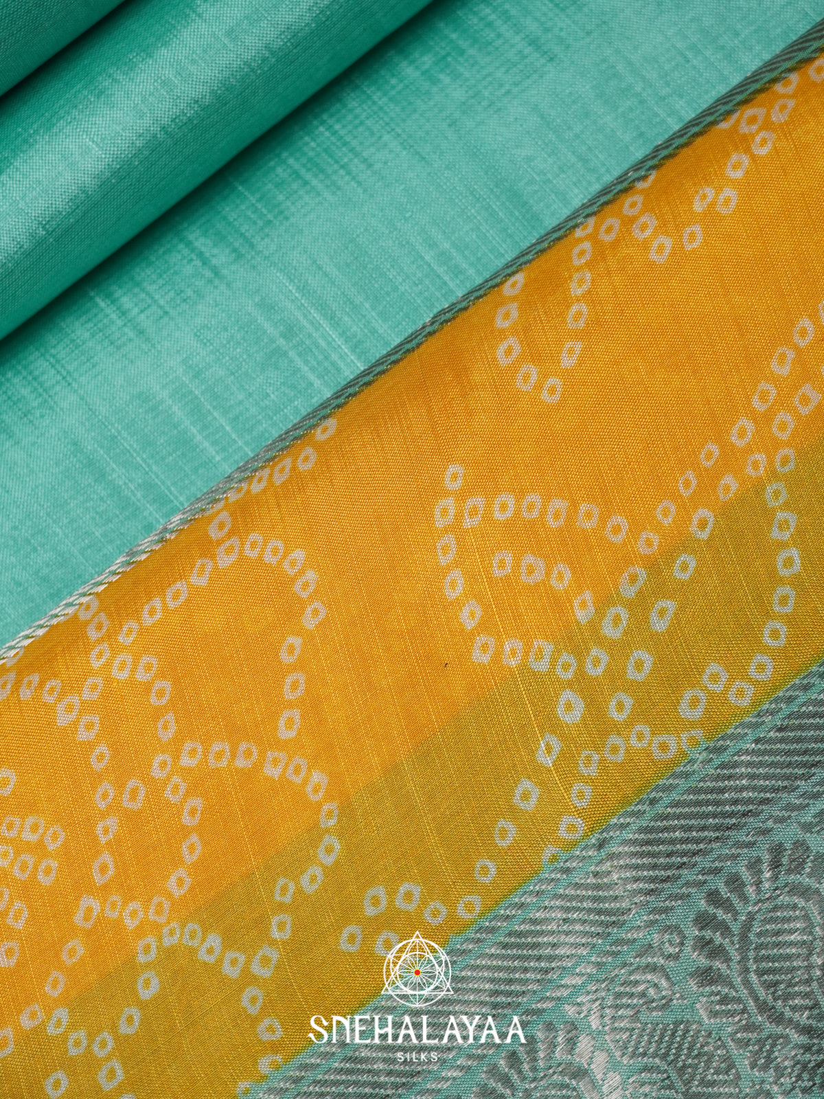 Mint Green Mangalagiri Silk Cotton Saree