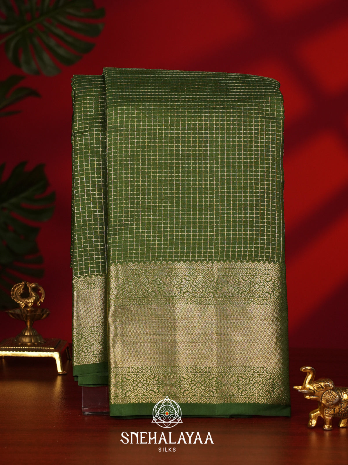 Green Kanjivaram Silk Saree