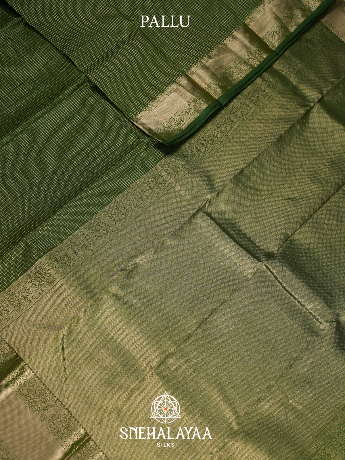 Green Kanjivaram Silk Saree