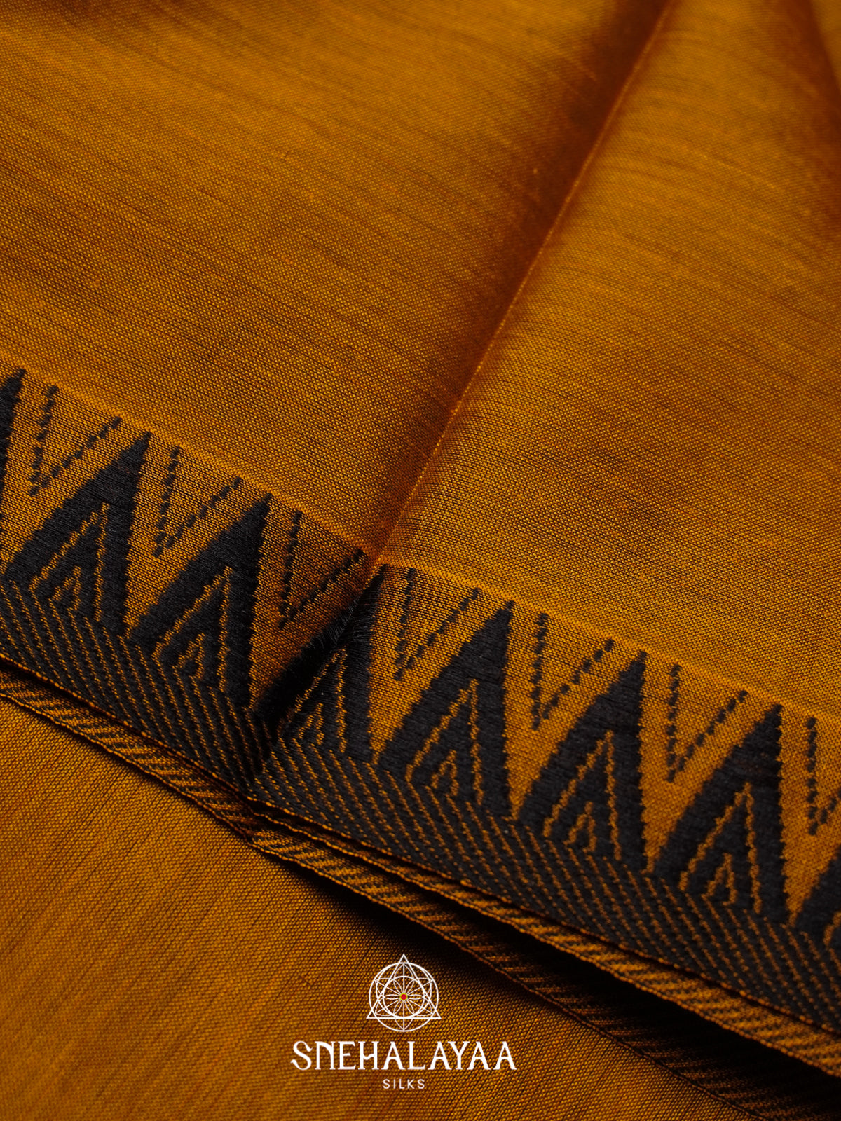 Mustard Narayanpet Cotton Saree