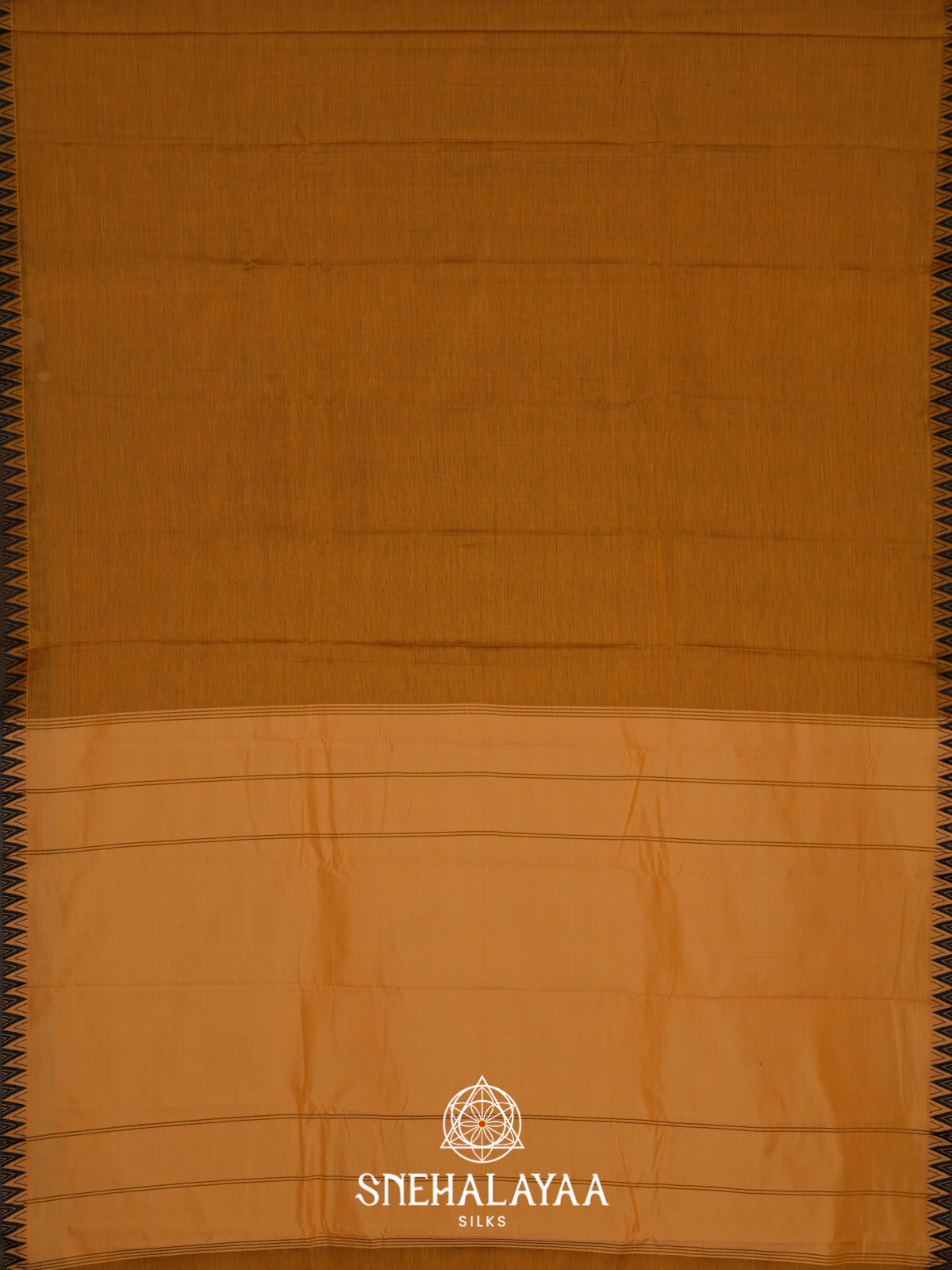 Mustard Narayanpet Cotton Saree