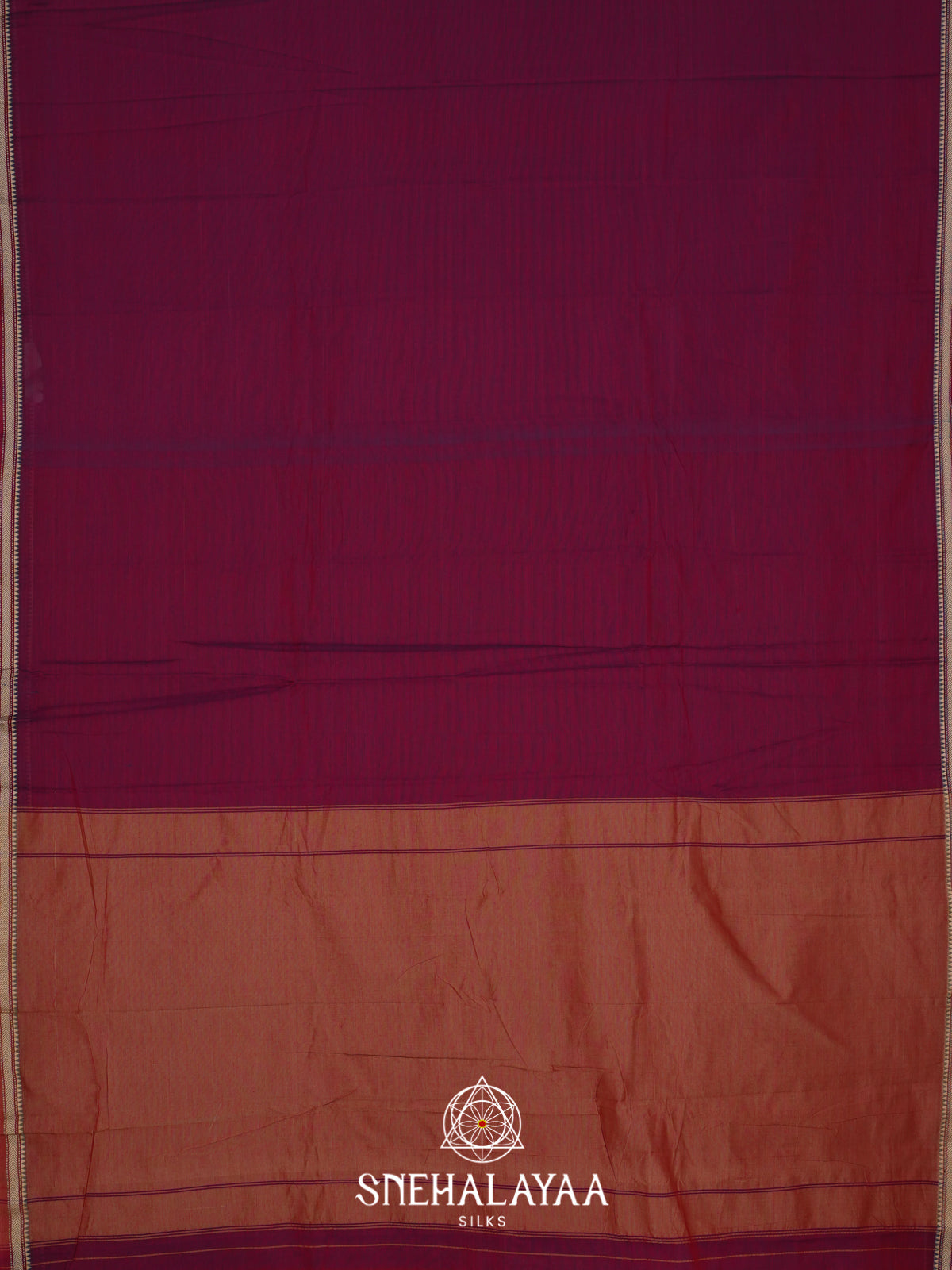 Magenta Narayanpet Cotton Saree