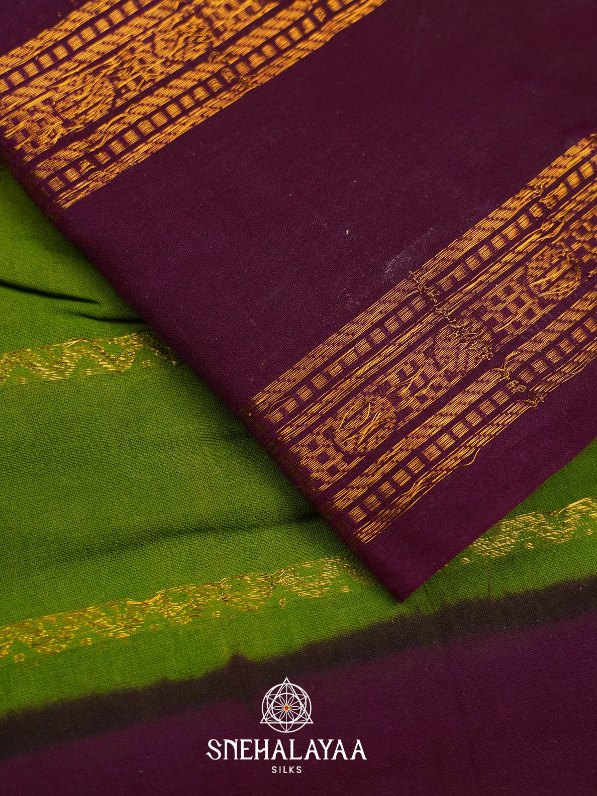 Green Sungadi Cotton Saree