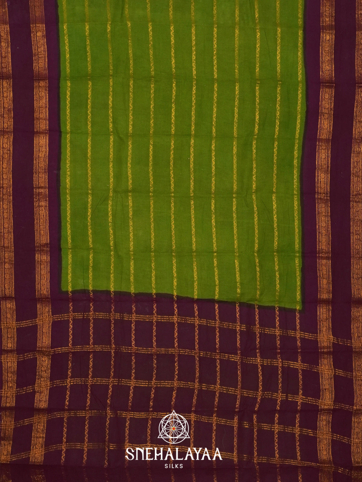 Green Sungadi Cotton Saree