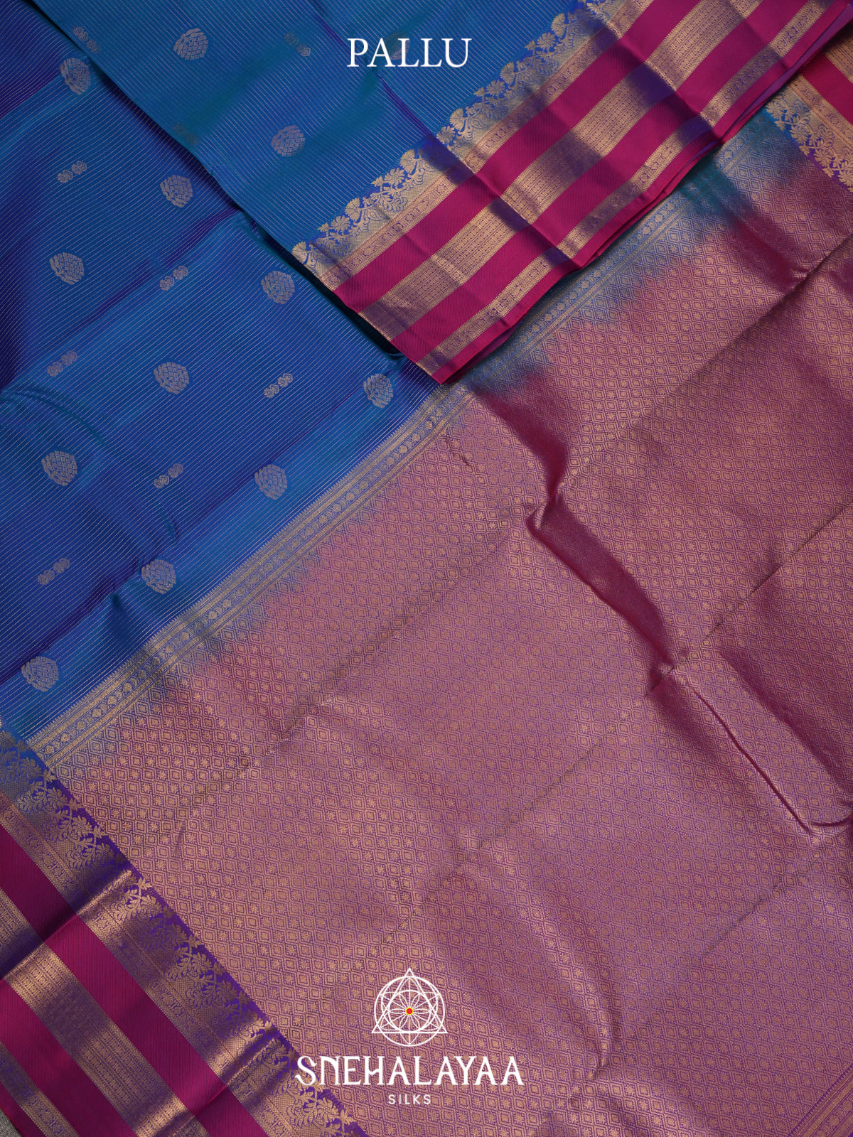 Blue Kanjivaram Silk Saree