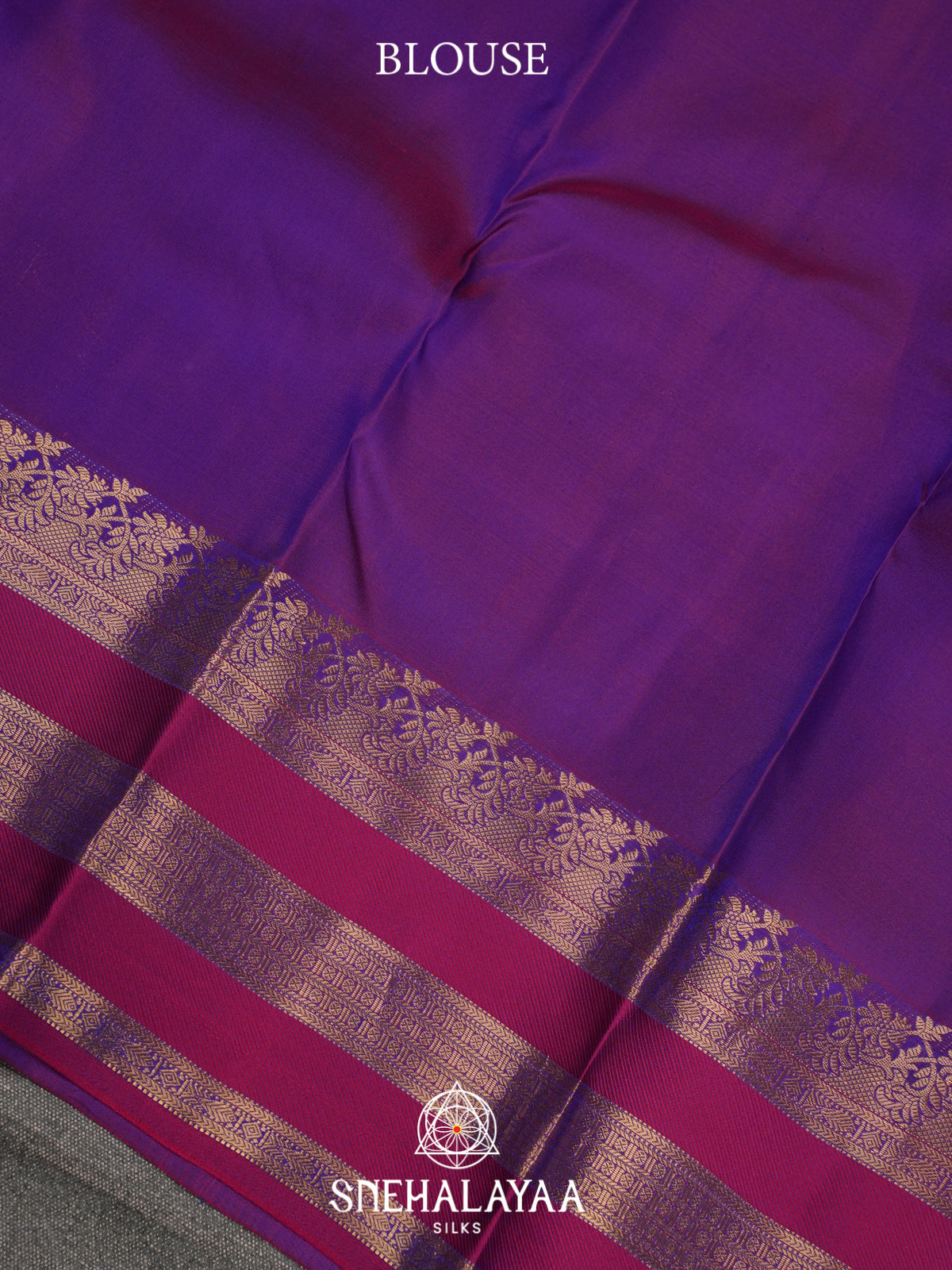 Blue Kanjivaram Silk Saree