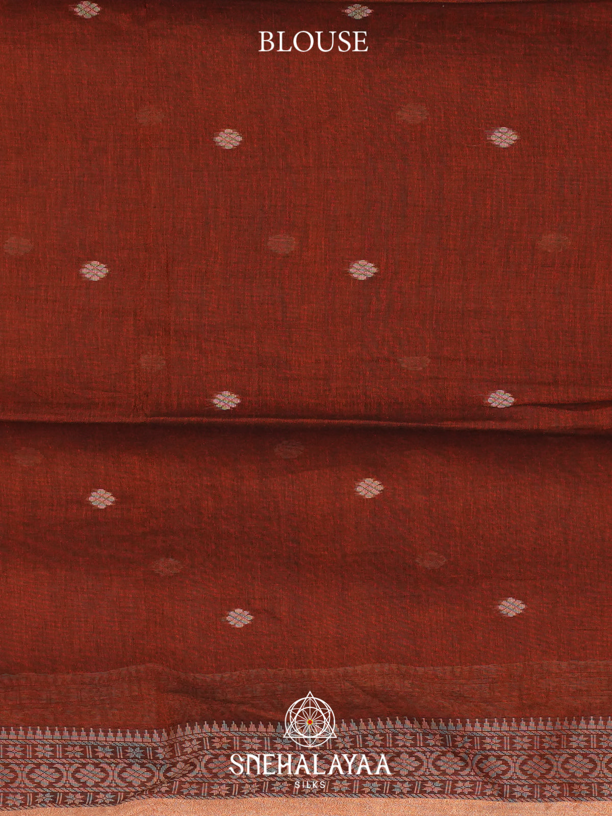 Brown Mul Cotton Saree