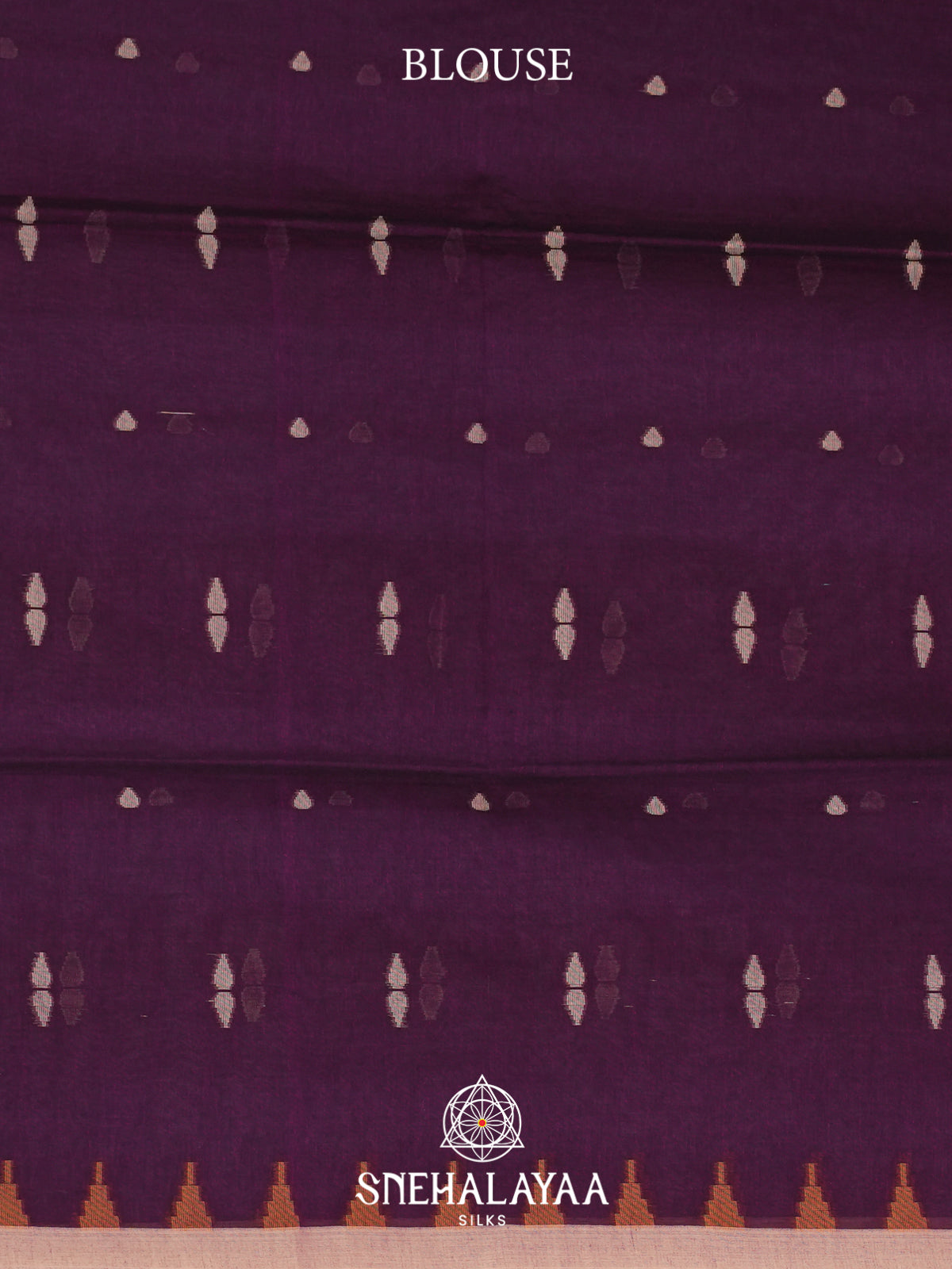 Purple Mul Cotton Saree