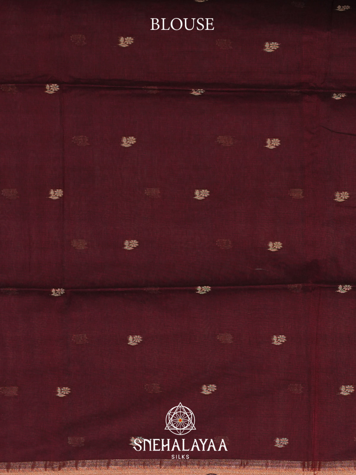 Wine Mul Cotton Saree