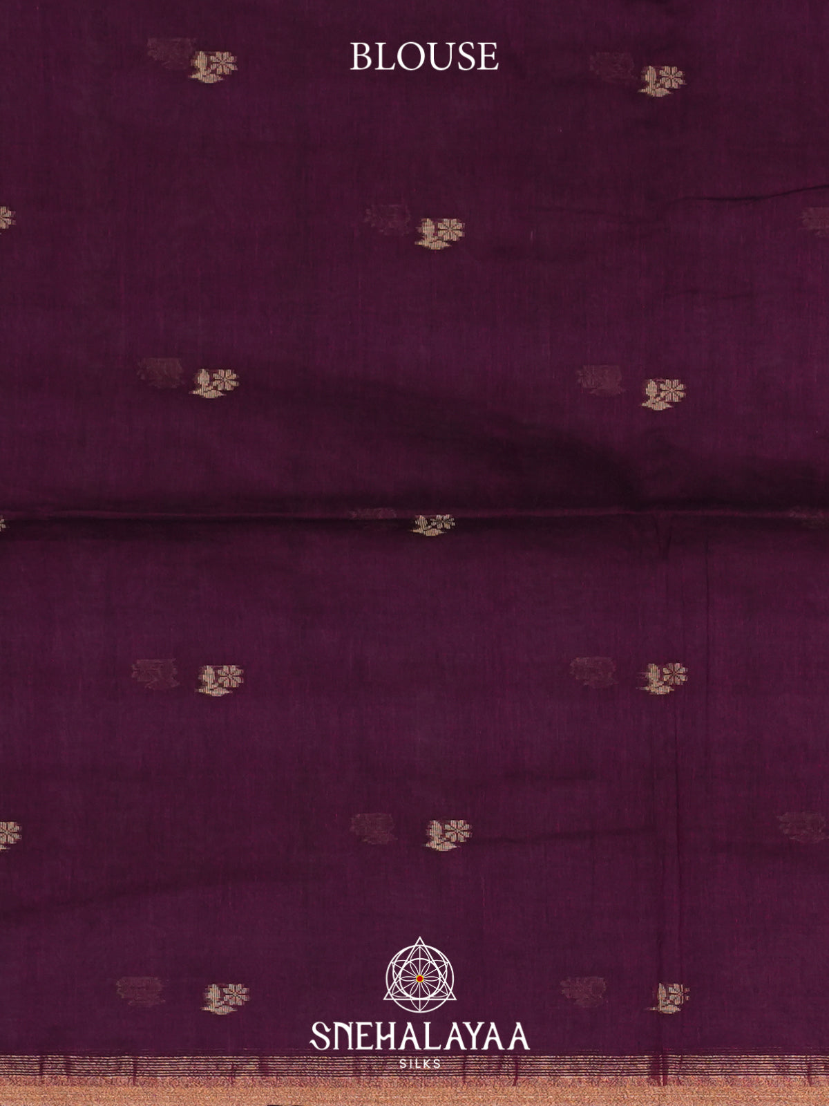 Purple Mul Cotton Saree
