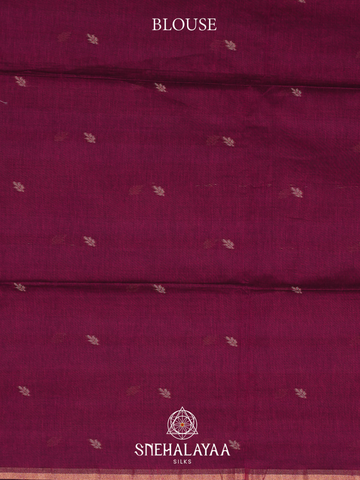 Magenta Mul Cotton Saree