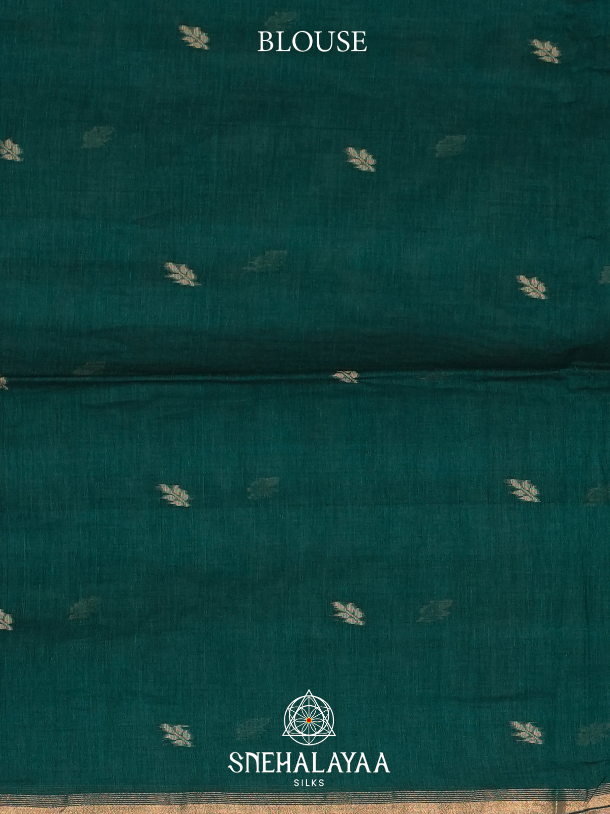 Teal Green Mul Cotton Saree