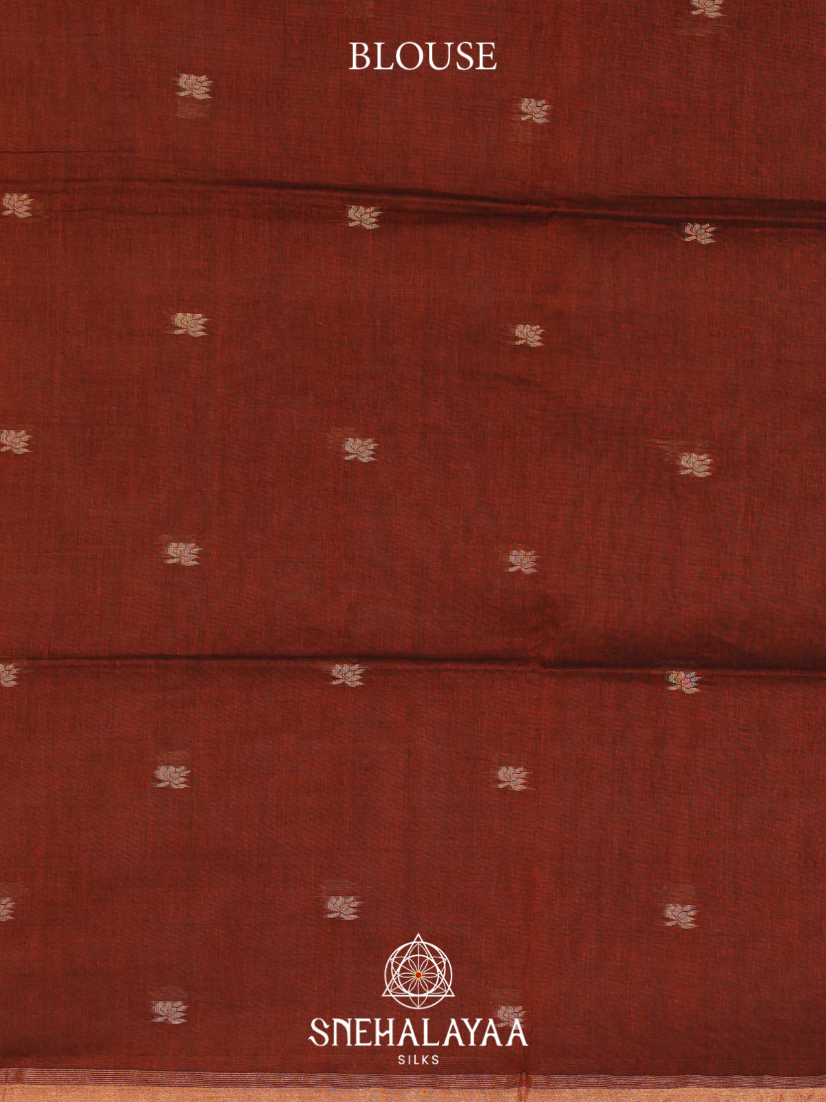 Brown Mul Cotton Saree