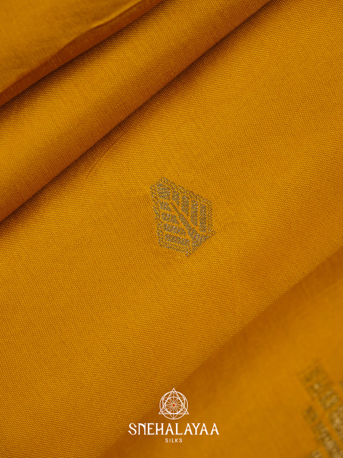 Mustard Banarasi Saree