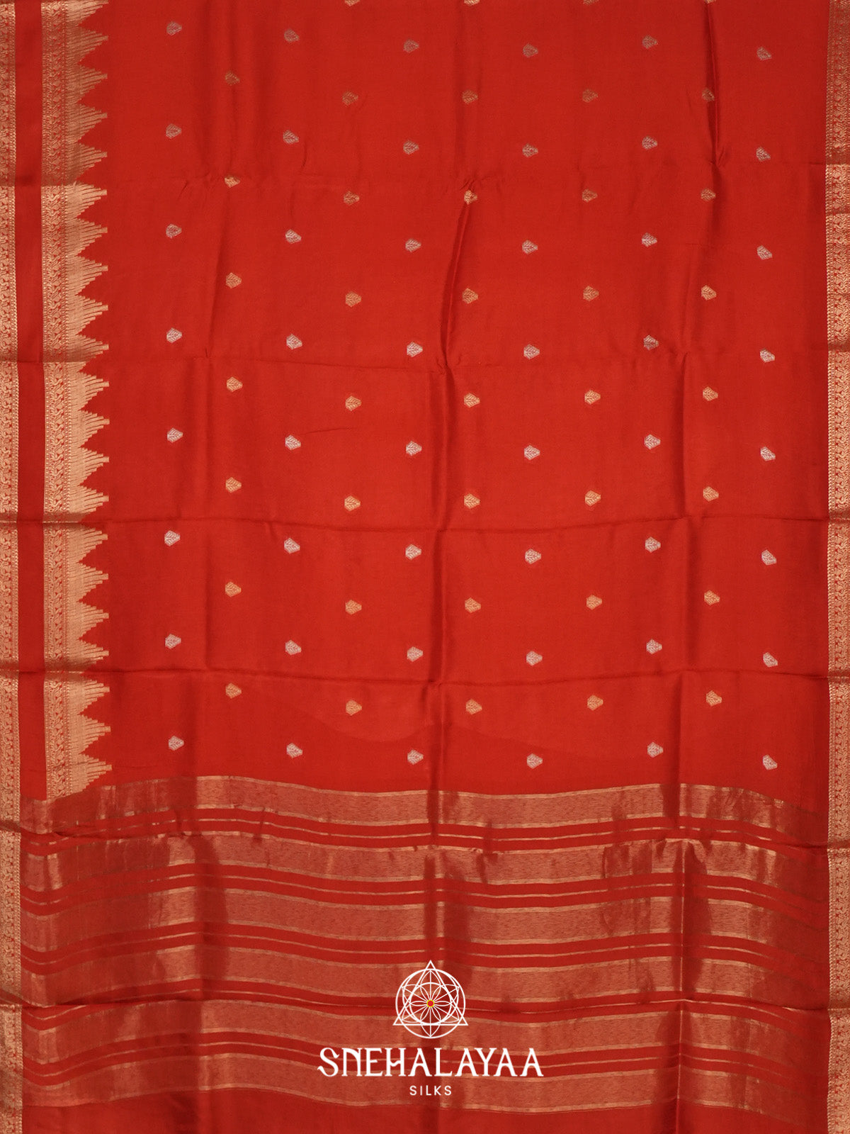 Red Banarasi Saree