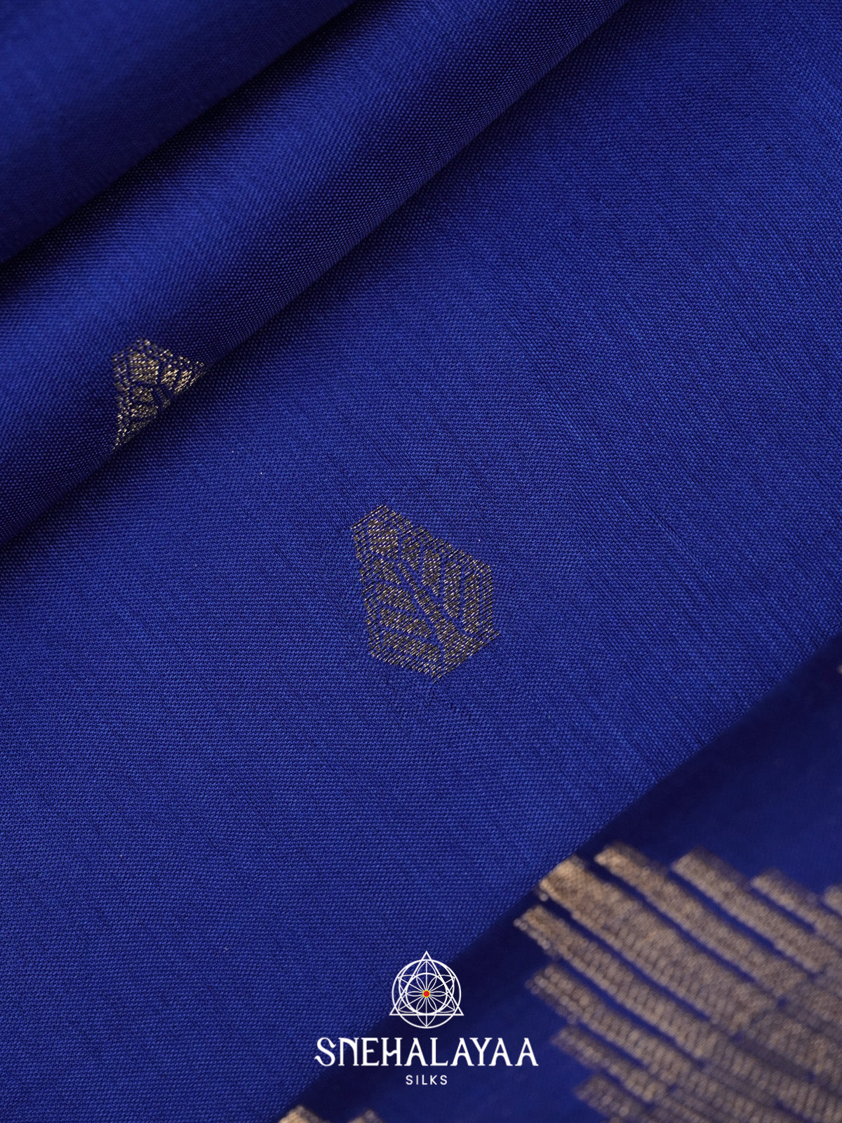 Royal Blue Banarasi Saree
