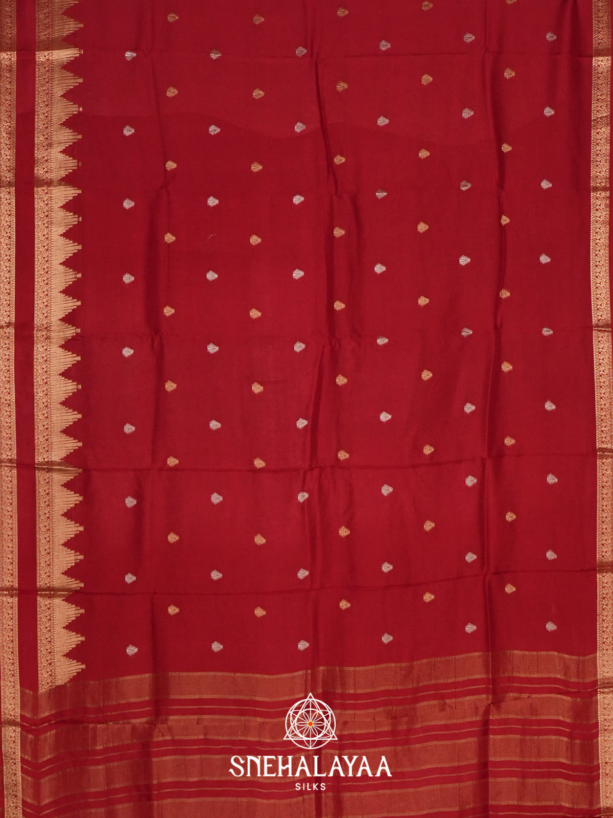 Red Banarasi Saree